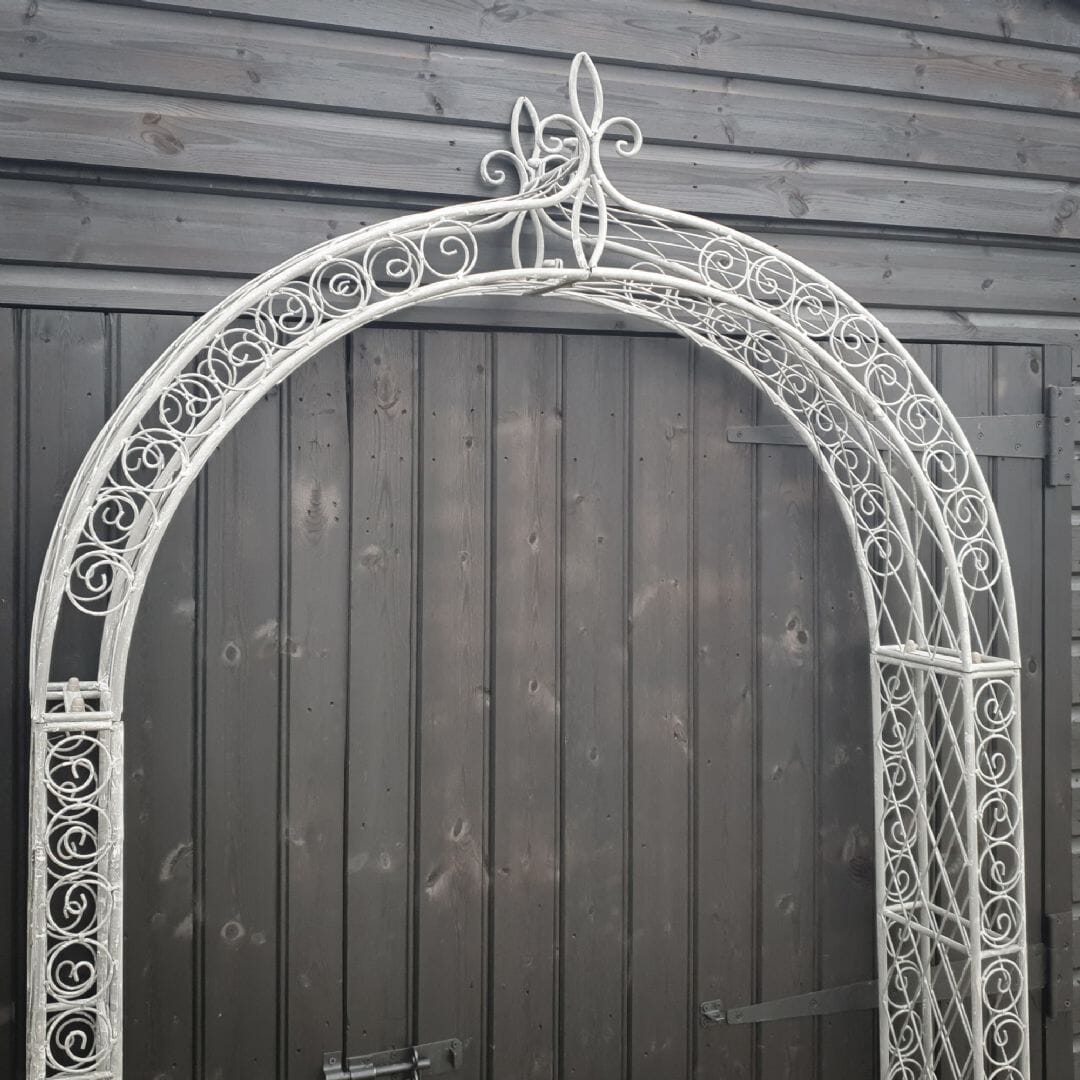 Decorative Iron Rose Arch Iron Rose Arch Sparta Decor