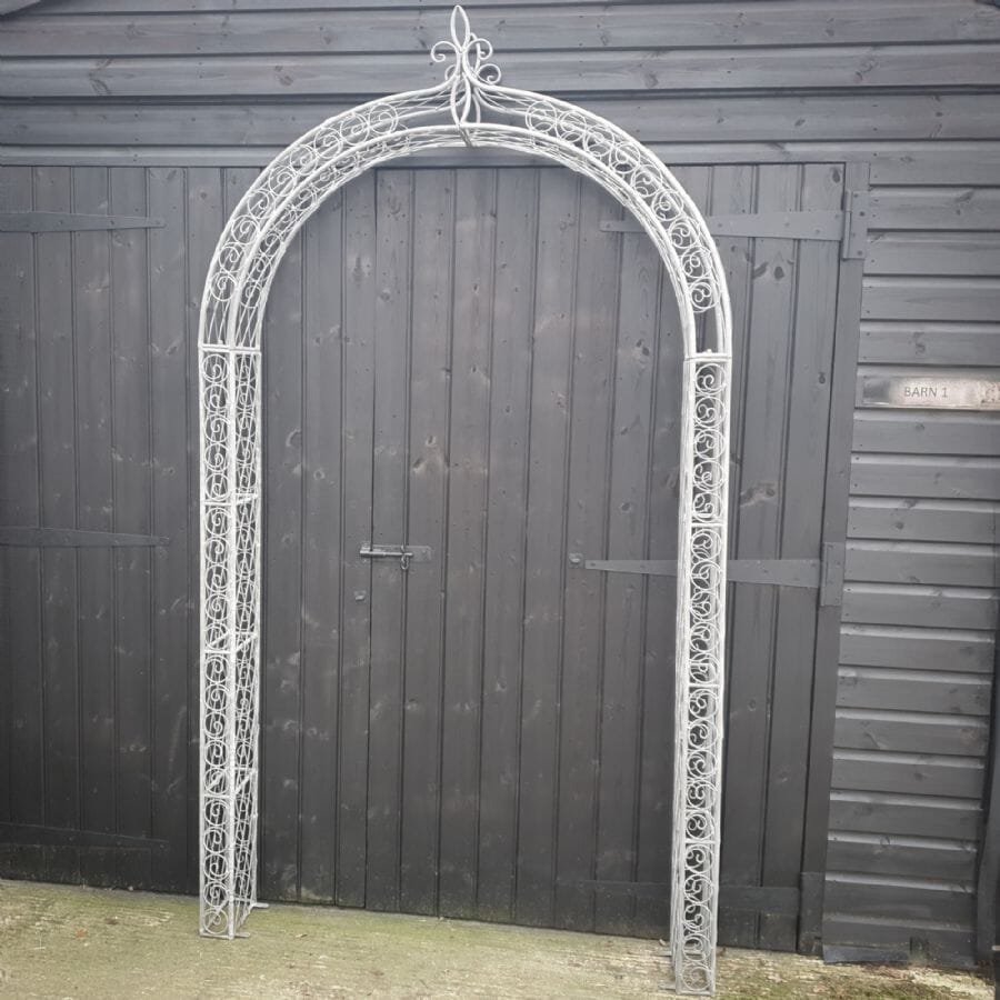 Decorative Iron Rose Arch Iron Rose Arch Sparta Decor