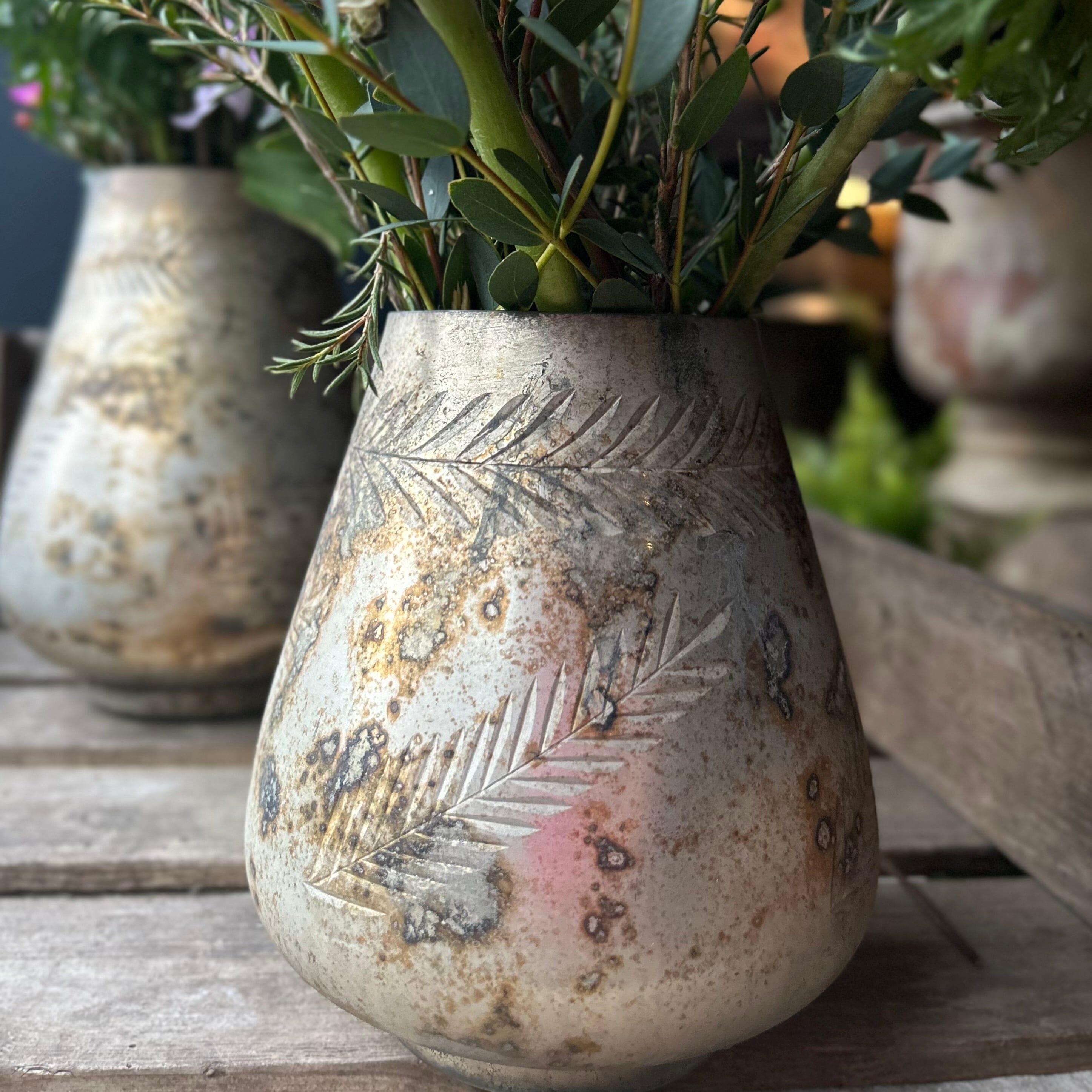 Frond Vase Candle Holder Henderson's