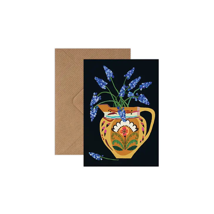 Greetings Cards by Brie Harrison Greetings card Henderson's Muscari Flowers