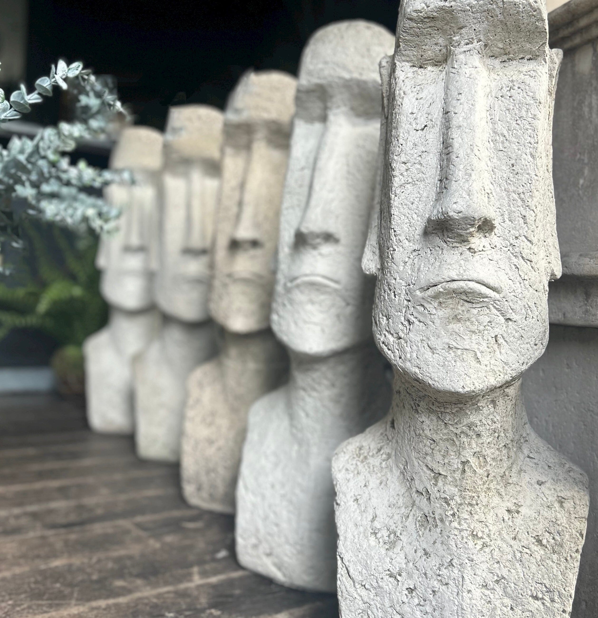 Moai Sculpture Easter Island Head Henderson's