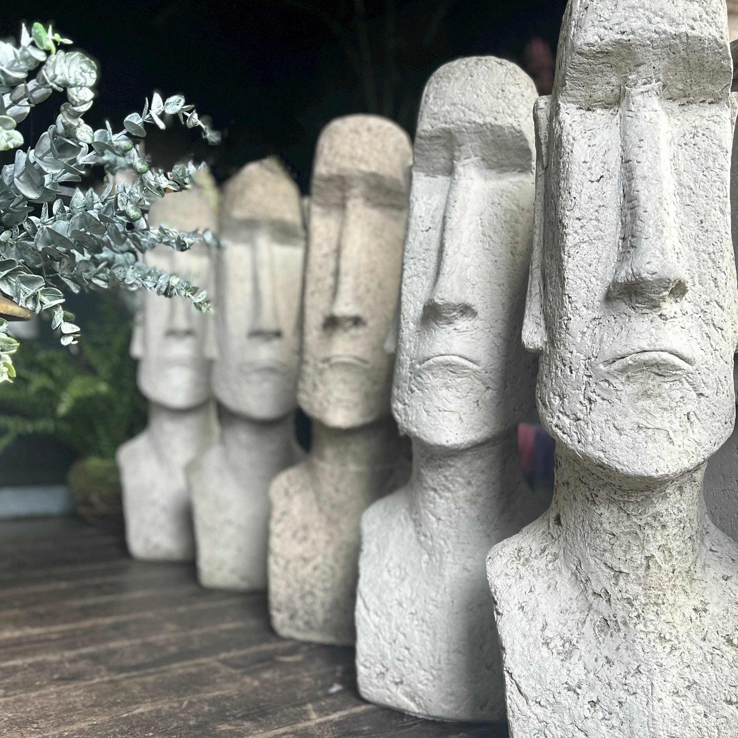 Moai Sculpture Easter Island Head Henderson's