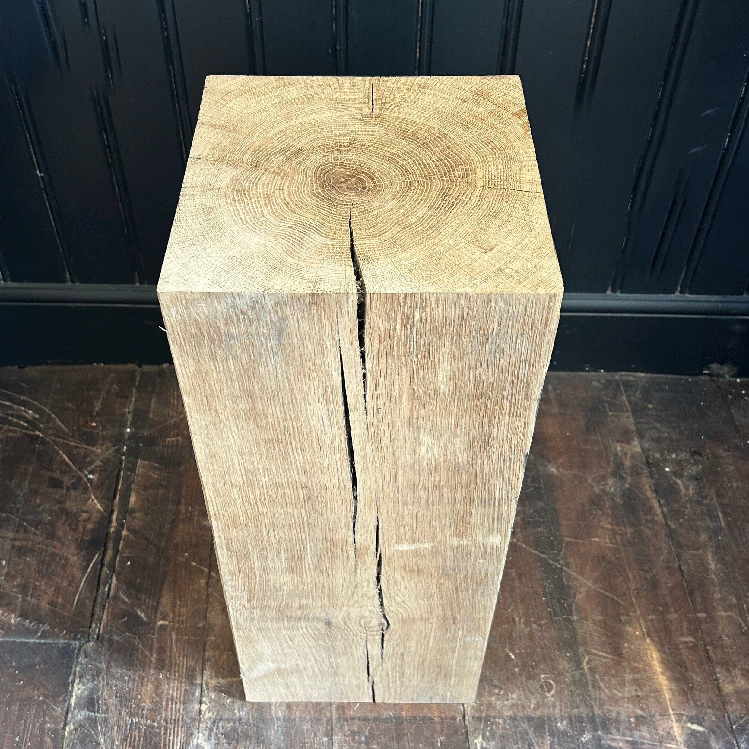 OAK BEAM PEDESTAL/ Plant Stand Oak Plant Stand Henderson's