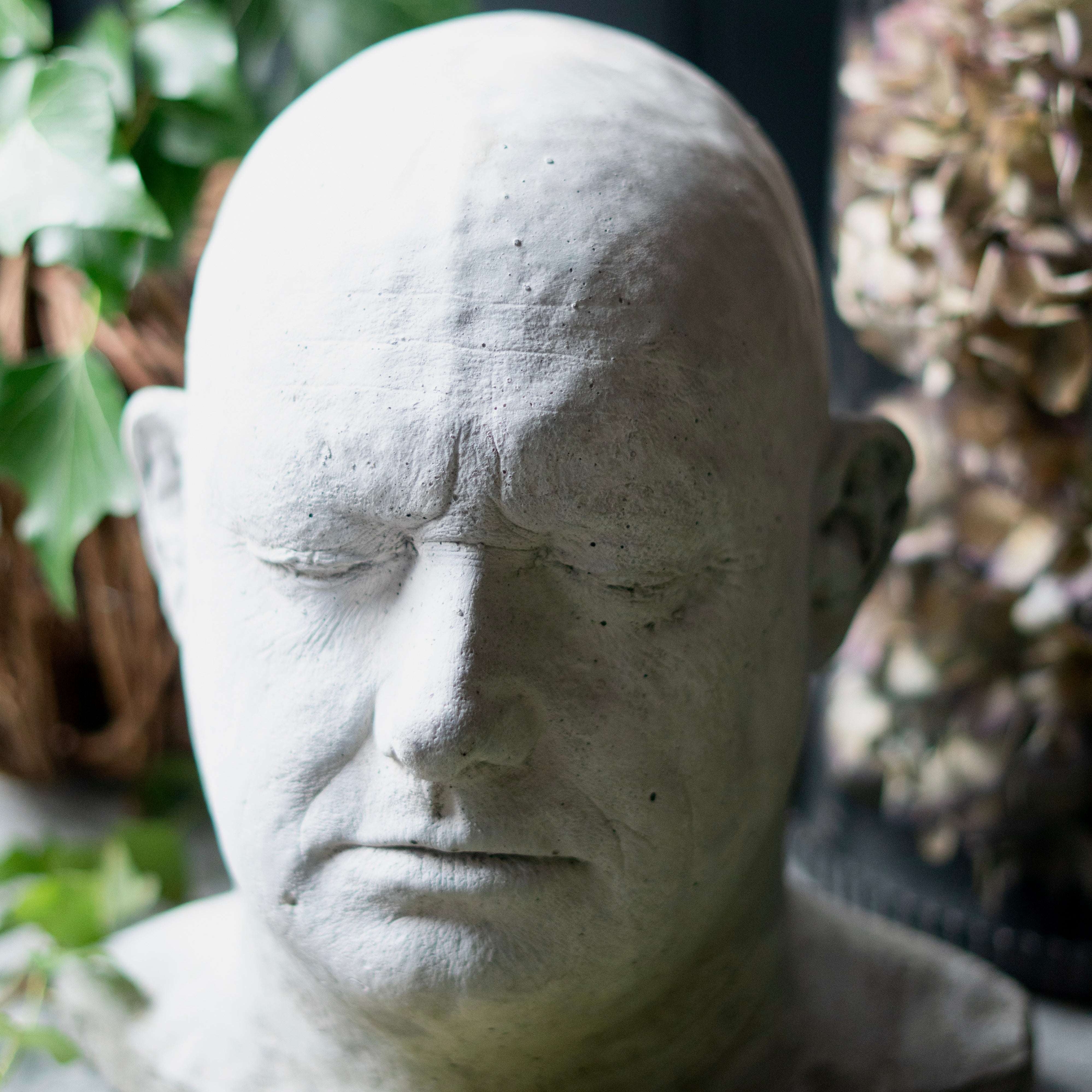 Sculpture of Mans Head