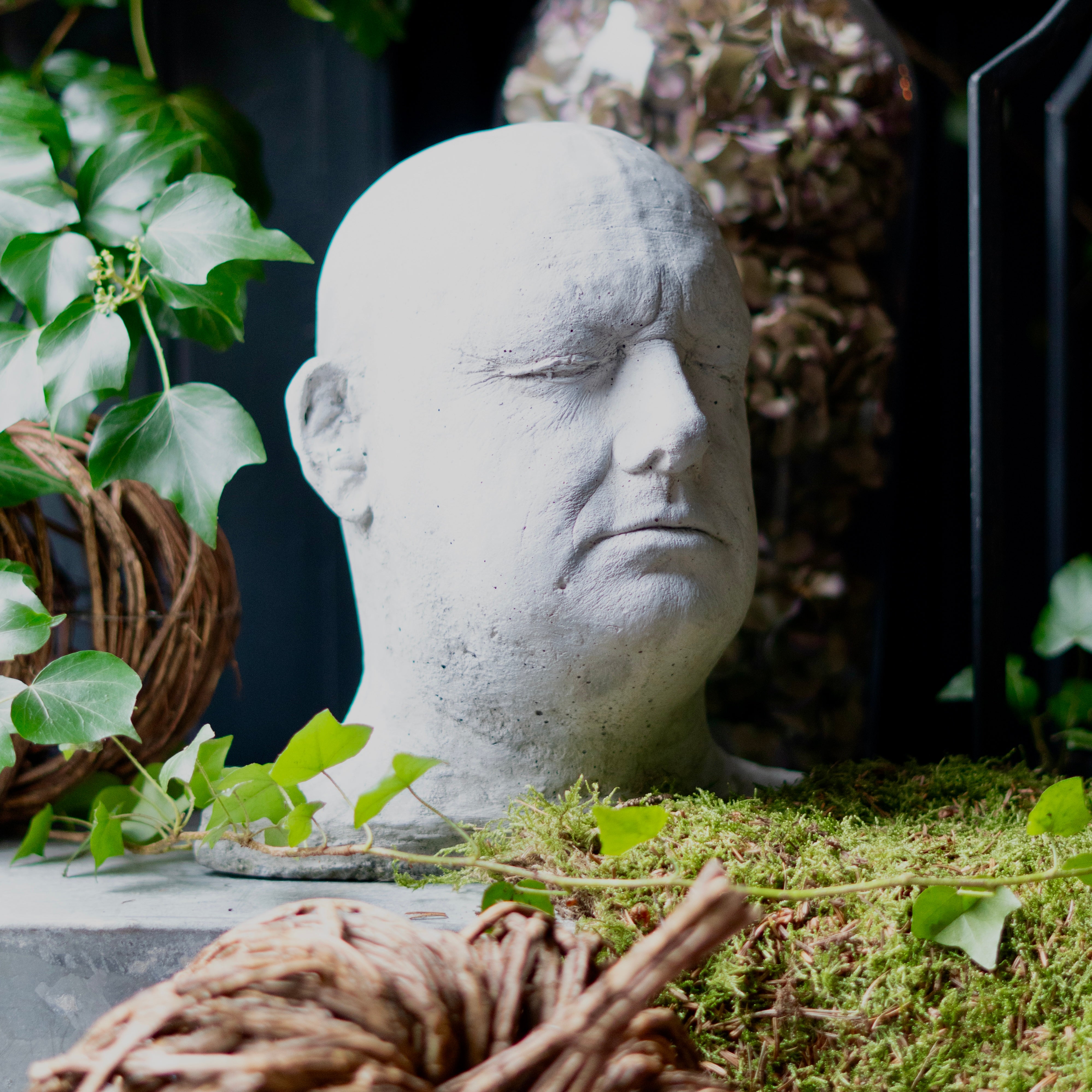 Sculpture of Mans Head