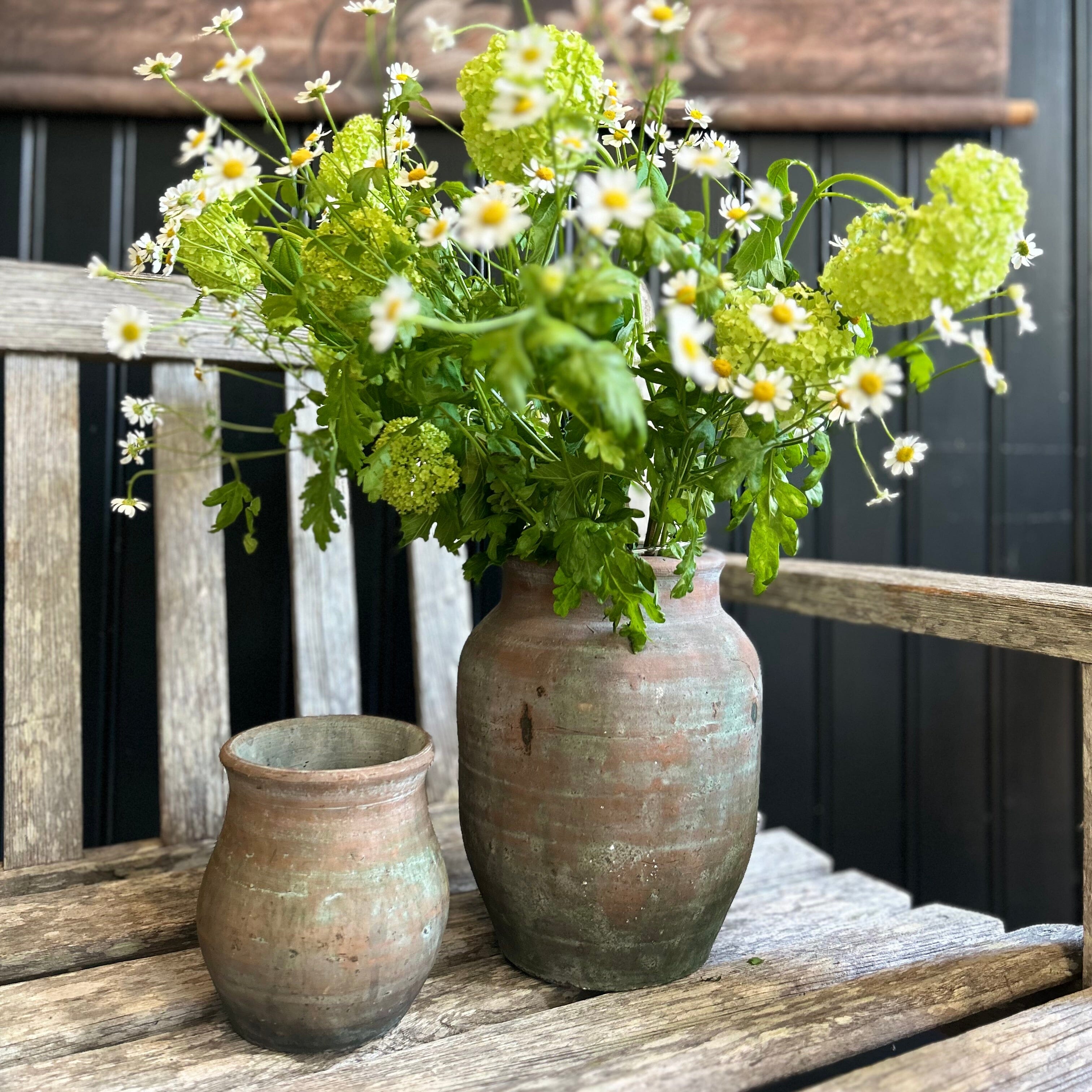 Vintage Style Herb Pot Hand Crafted Pot Henderson's 