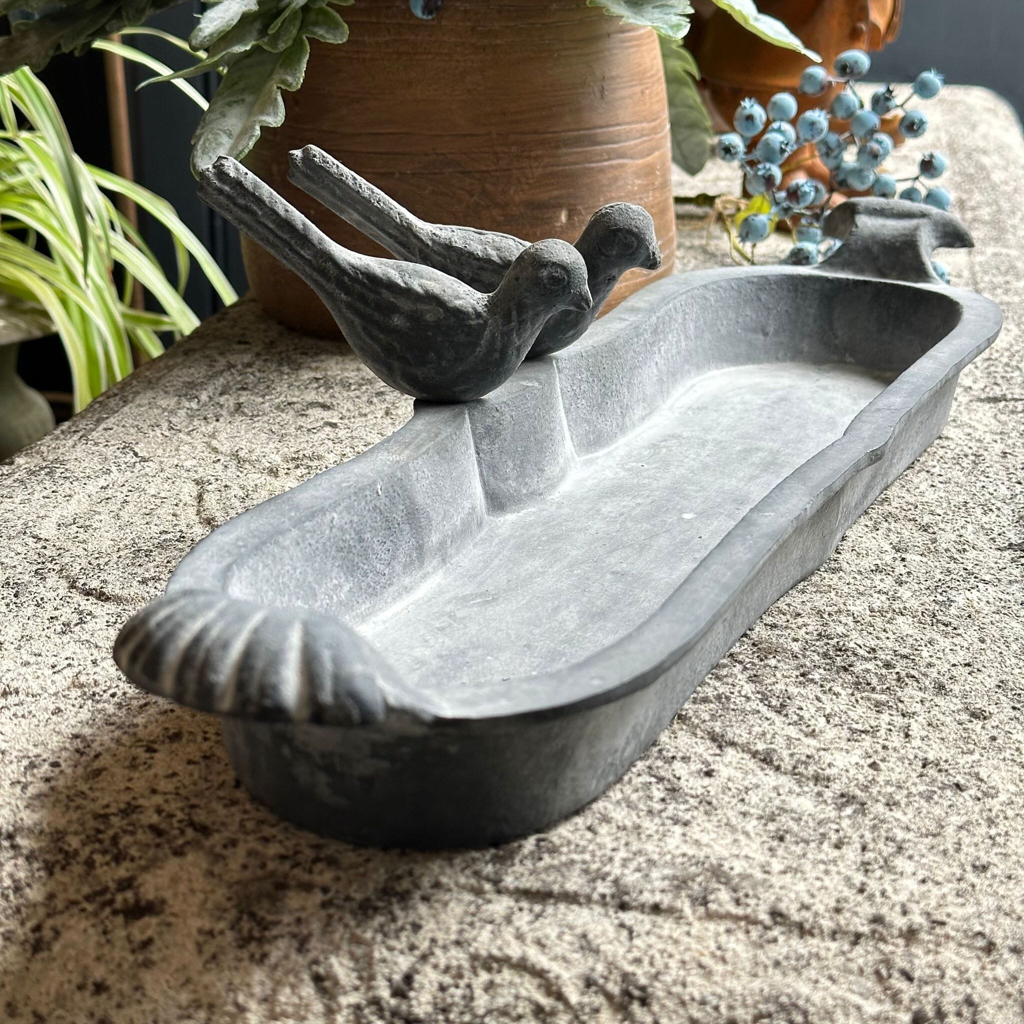 Cast Iron Bird Dish Decorative Bird Dish Henderson's