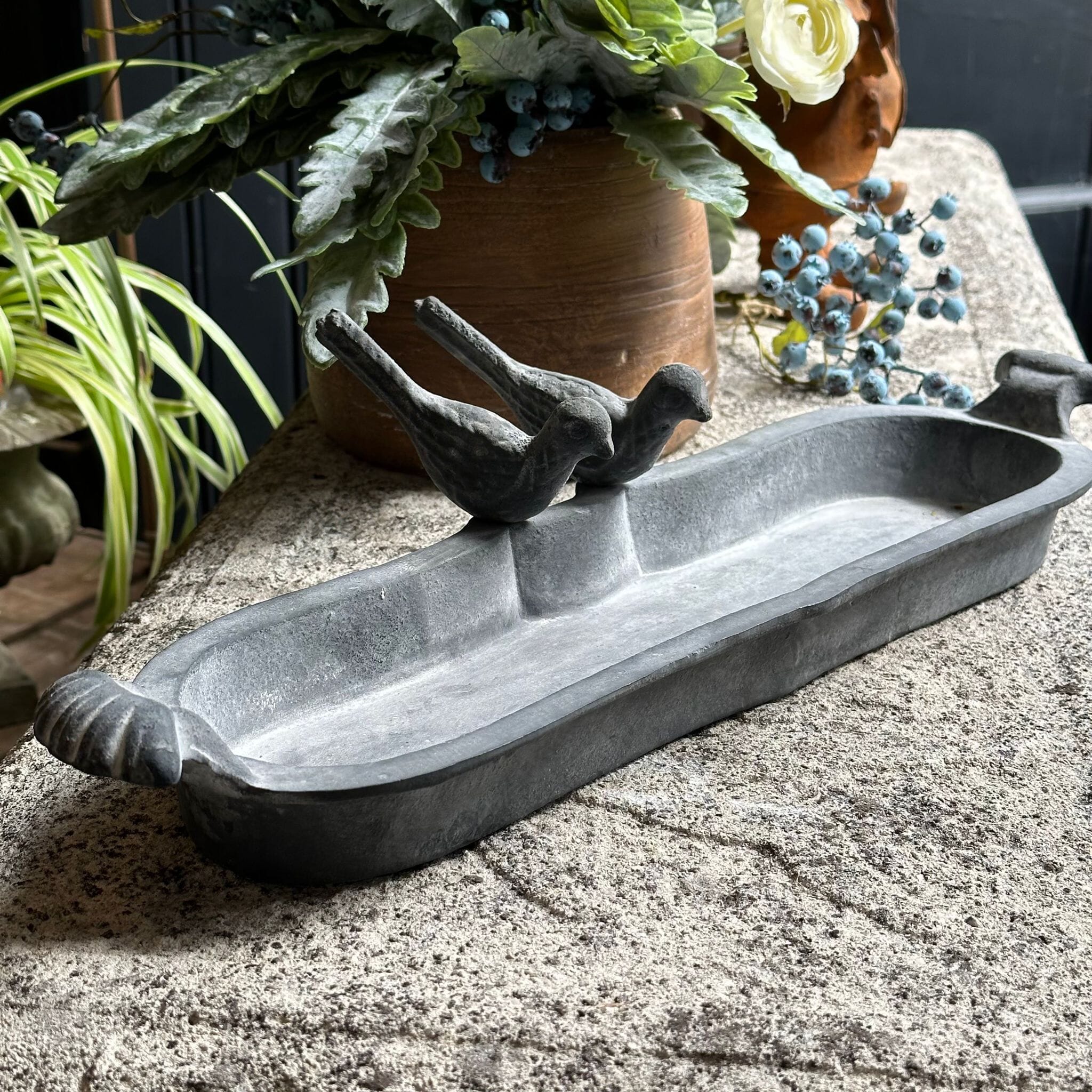 Cast Iron Bird Dish Decorative Bird Dish Henderson's
