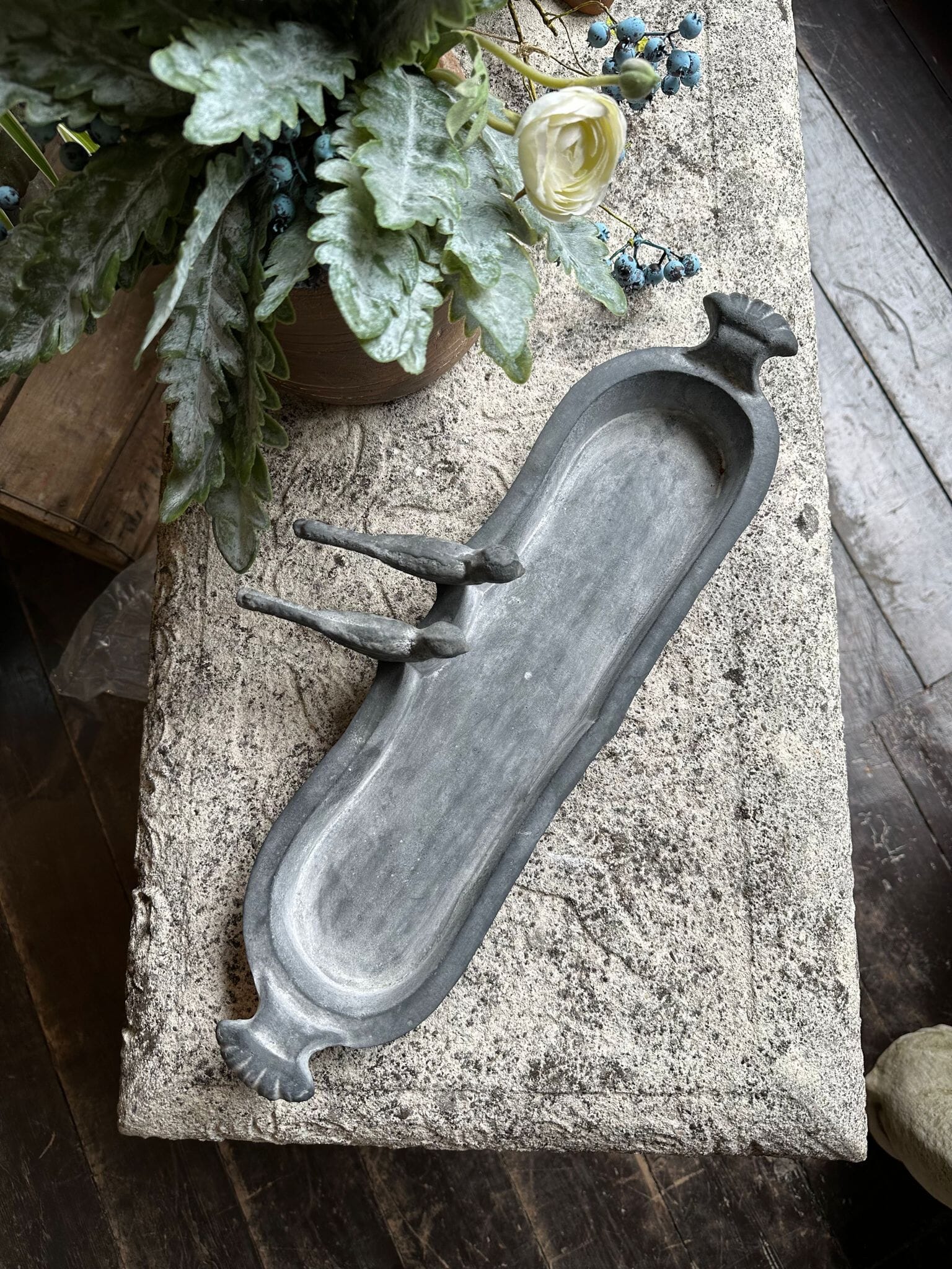 Cast Iron Bird Dish Decorative Bird Dish Henderson's