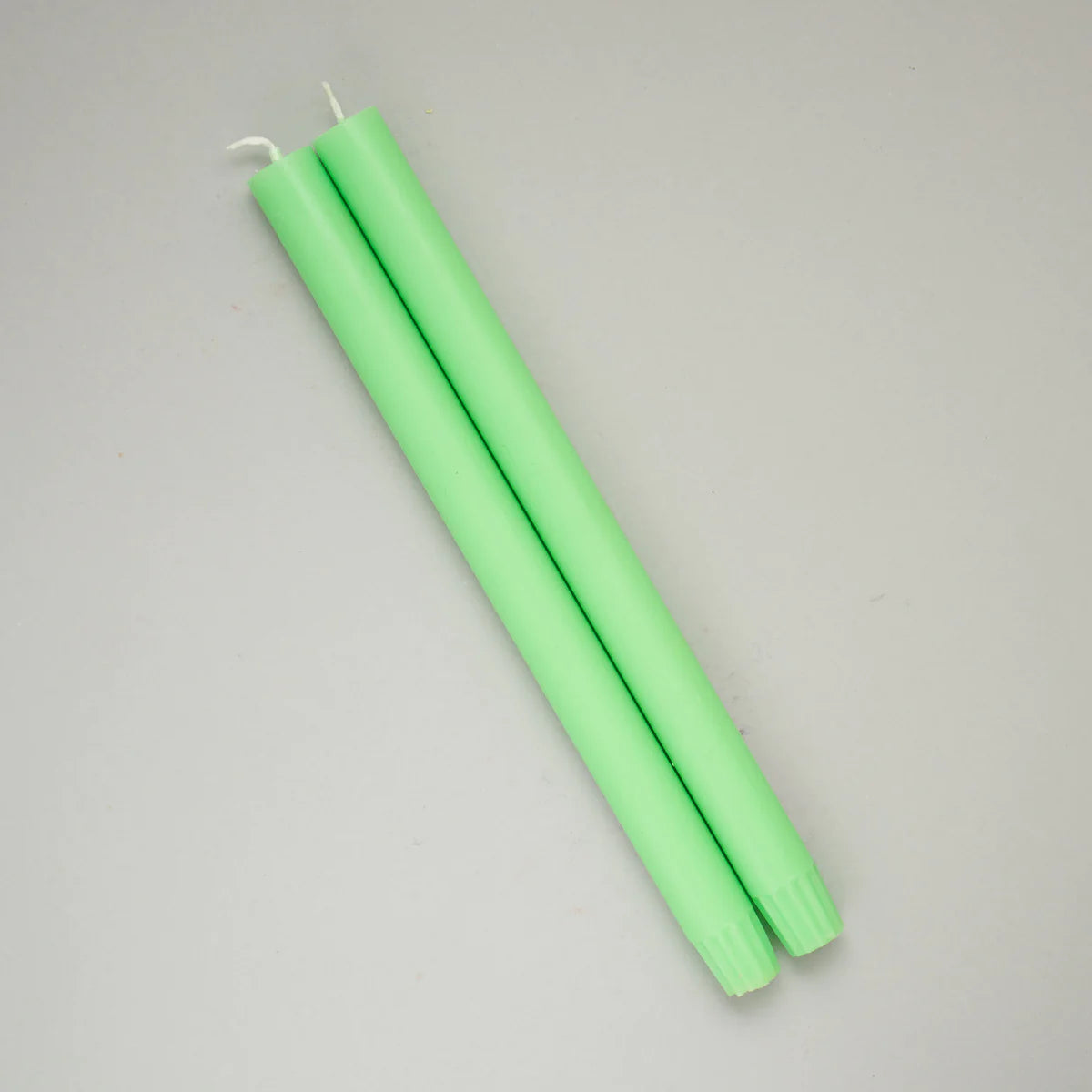 Coloured Dining Candles Dining Candles Henderson's Fluo Green
