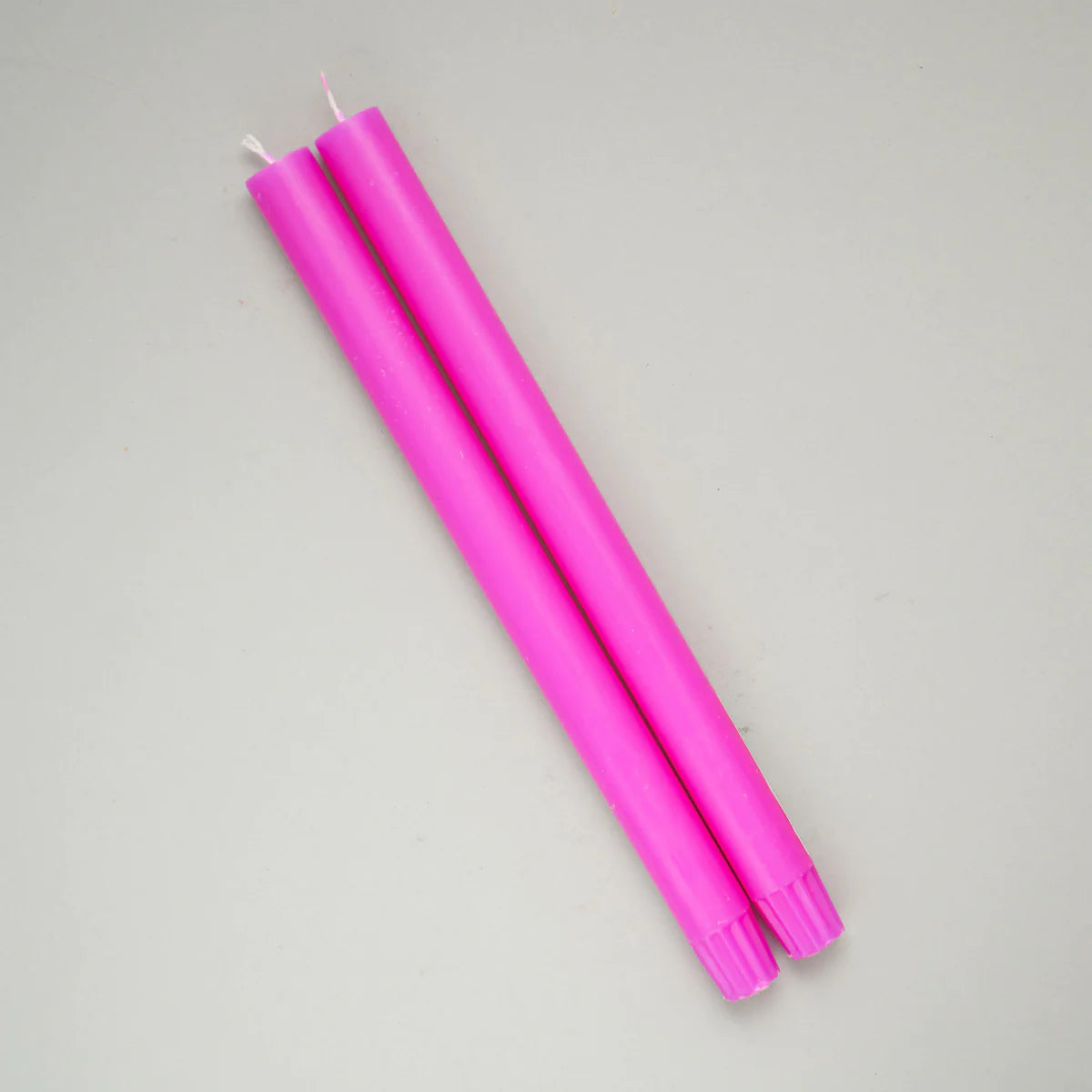 Coloured Dining Candles Dining Candles Henderson's Fluo Purple