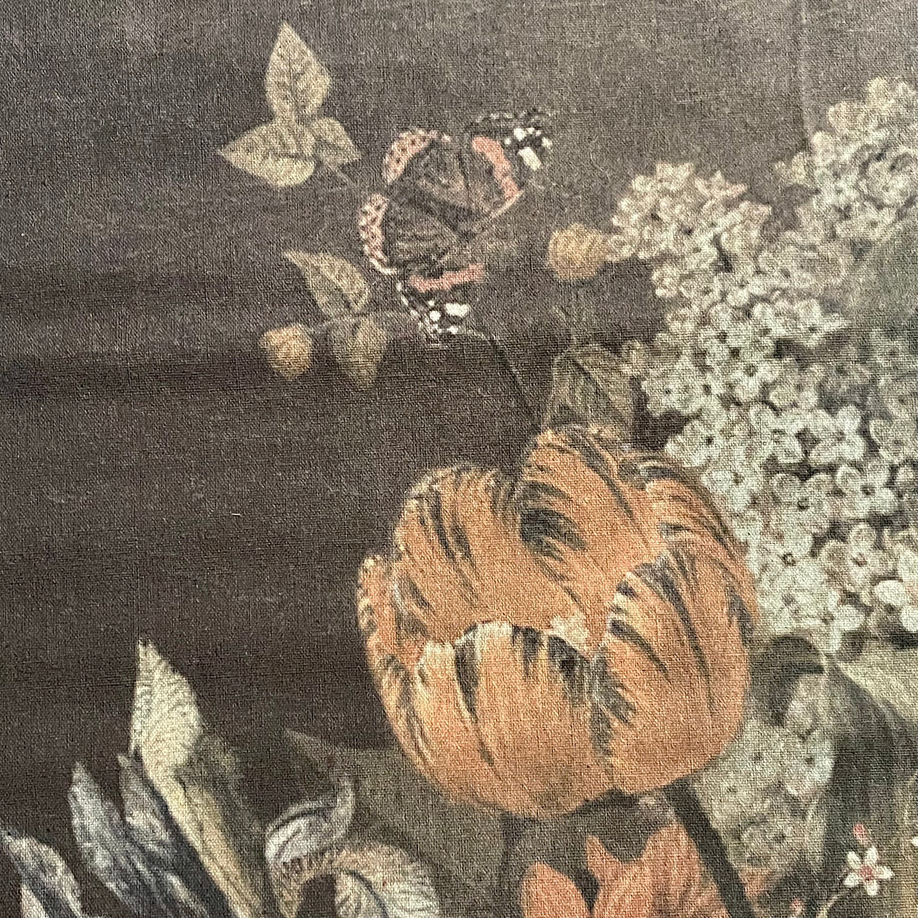 Dark Floral Canvas Wall Hanging Wall Hanging Henderson's