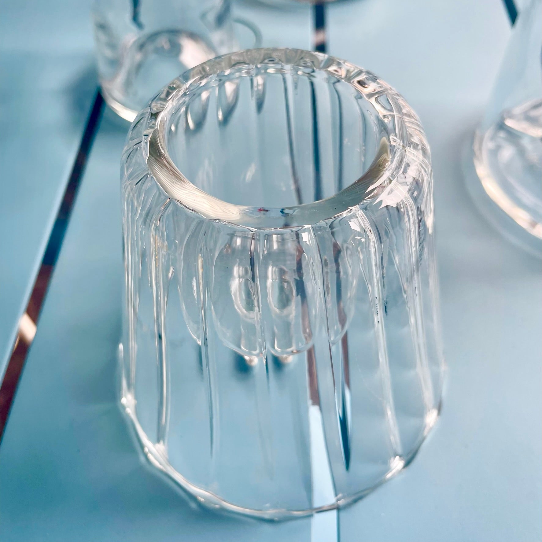 Fluted Glass Tealight Shade Tealight Holder Henderson's