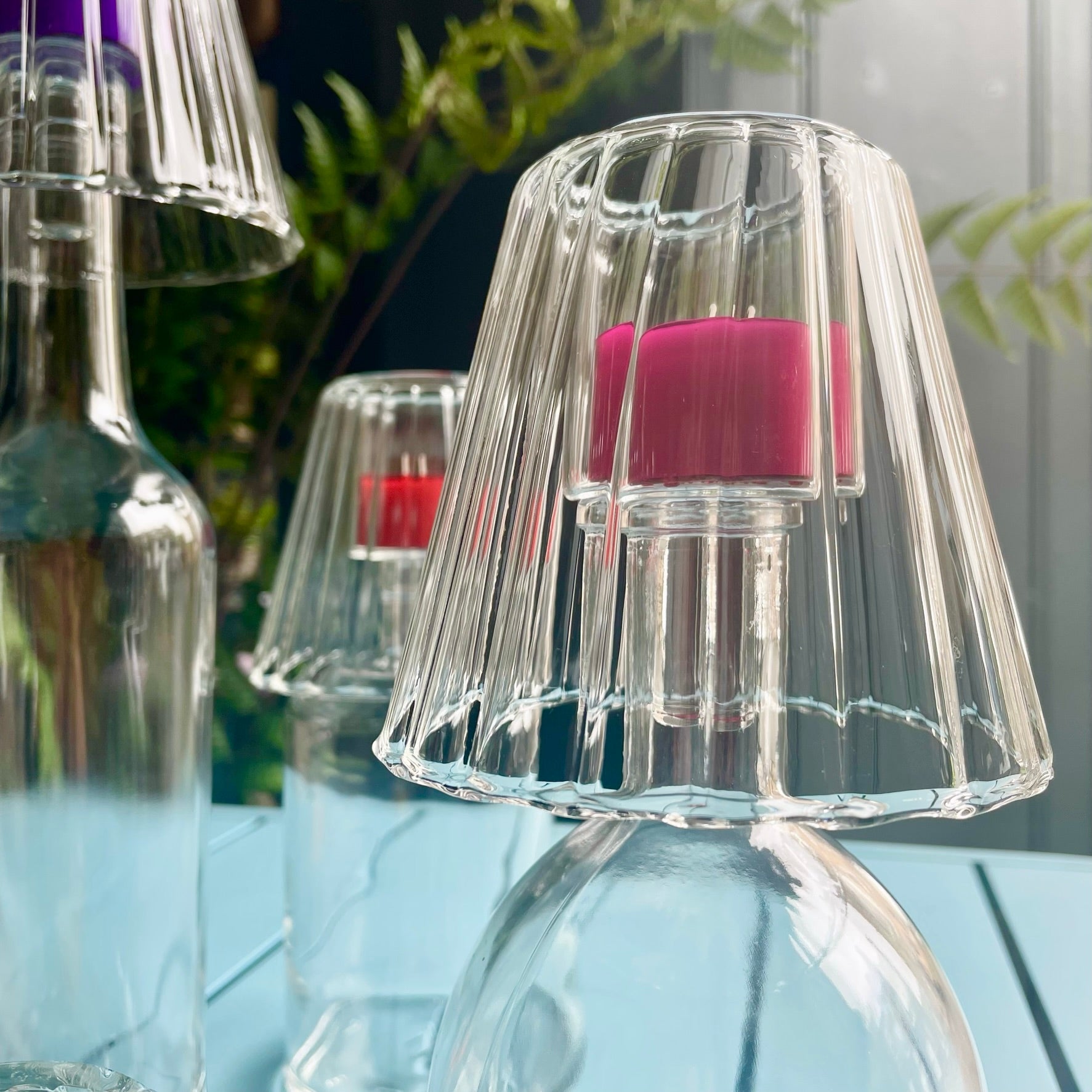 Fluted Glass Tealight Shade Tealight Holder Henderson's