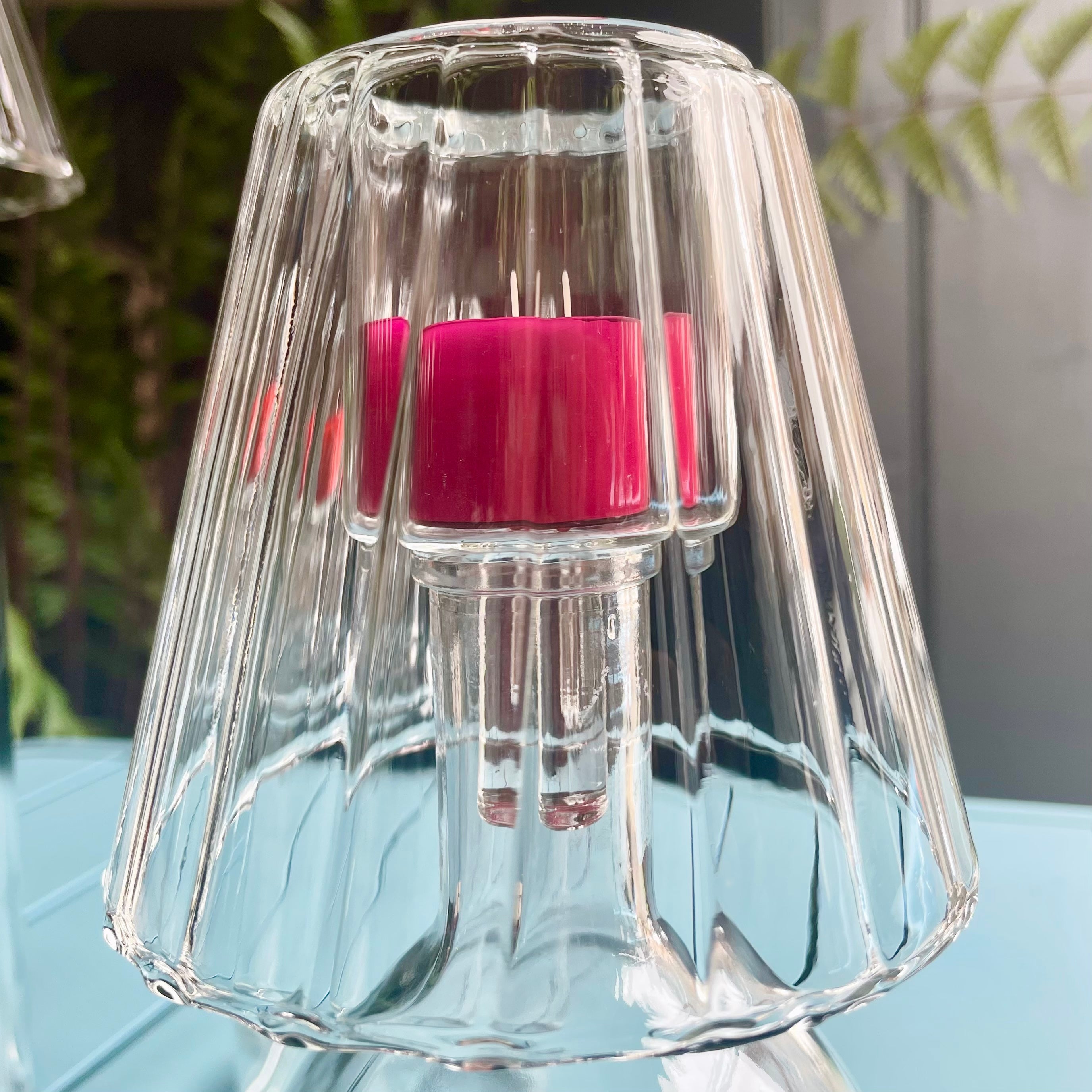 Fluted Glass Tealight Shade Tealight Holder Henderson's