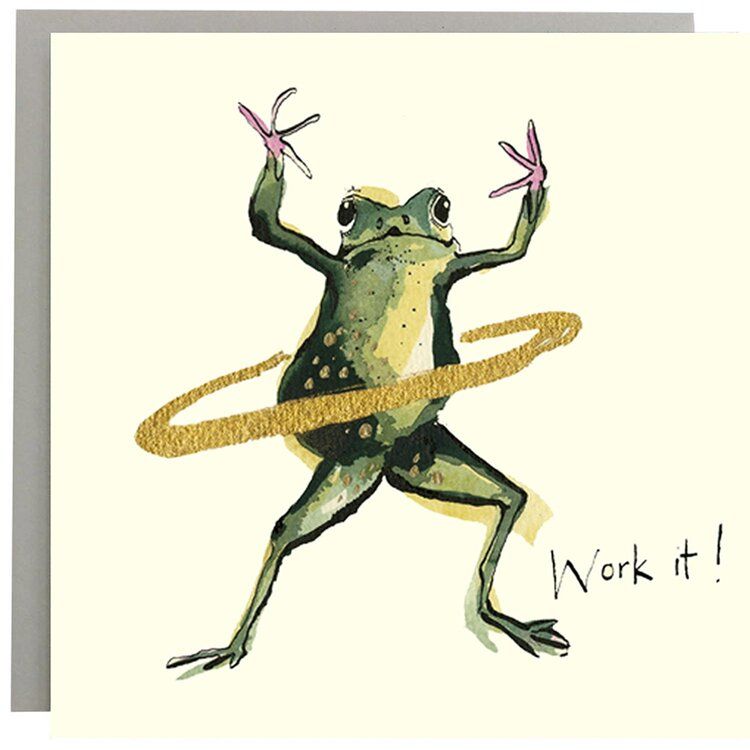 Greetings Cards By Anna Wright Greetings card Henderson's Work it!