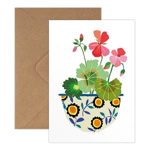 Greetings Cards by Brie Harrison Greetings card Henderson's Pelargonium