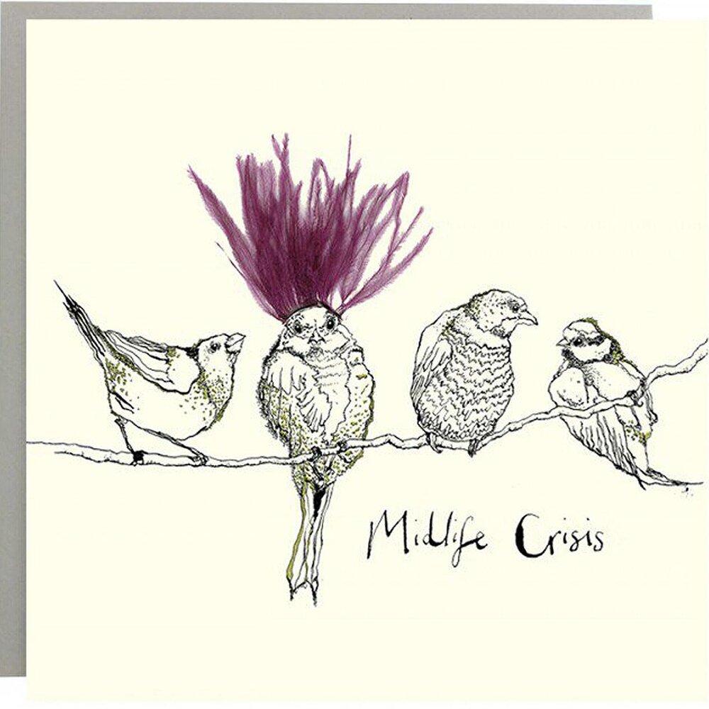 Illustrated Greeting Cards Greetings card Henderson's Midlife Crisis