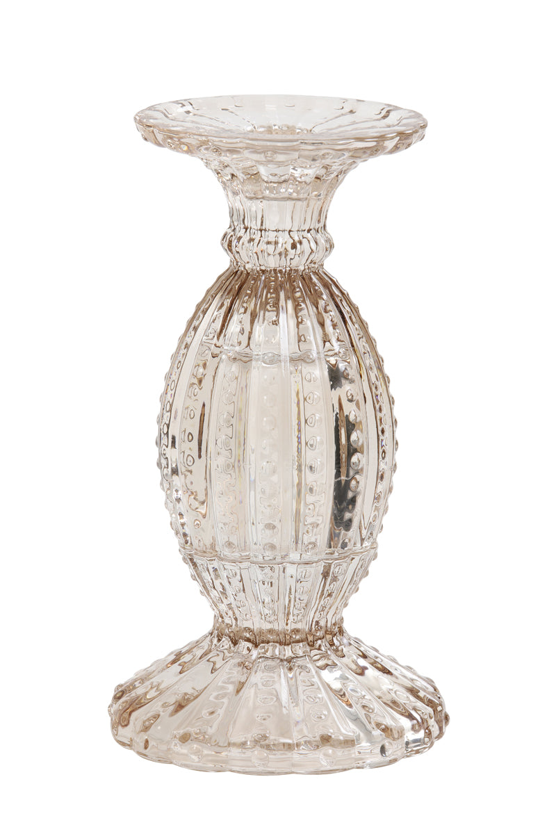 Marla Glass Candle Holder Glass Candlestick Henderson's