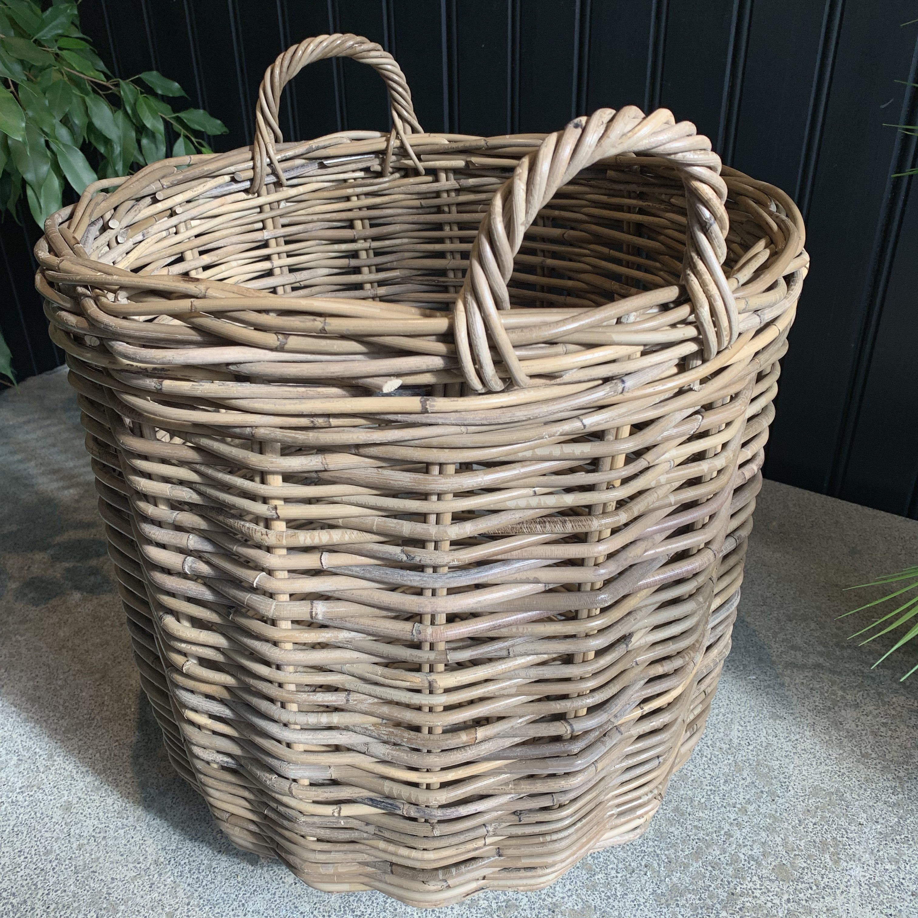 Rattan Log Basket Log Baskets Henderson's