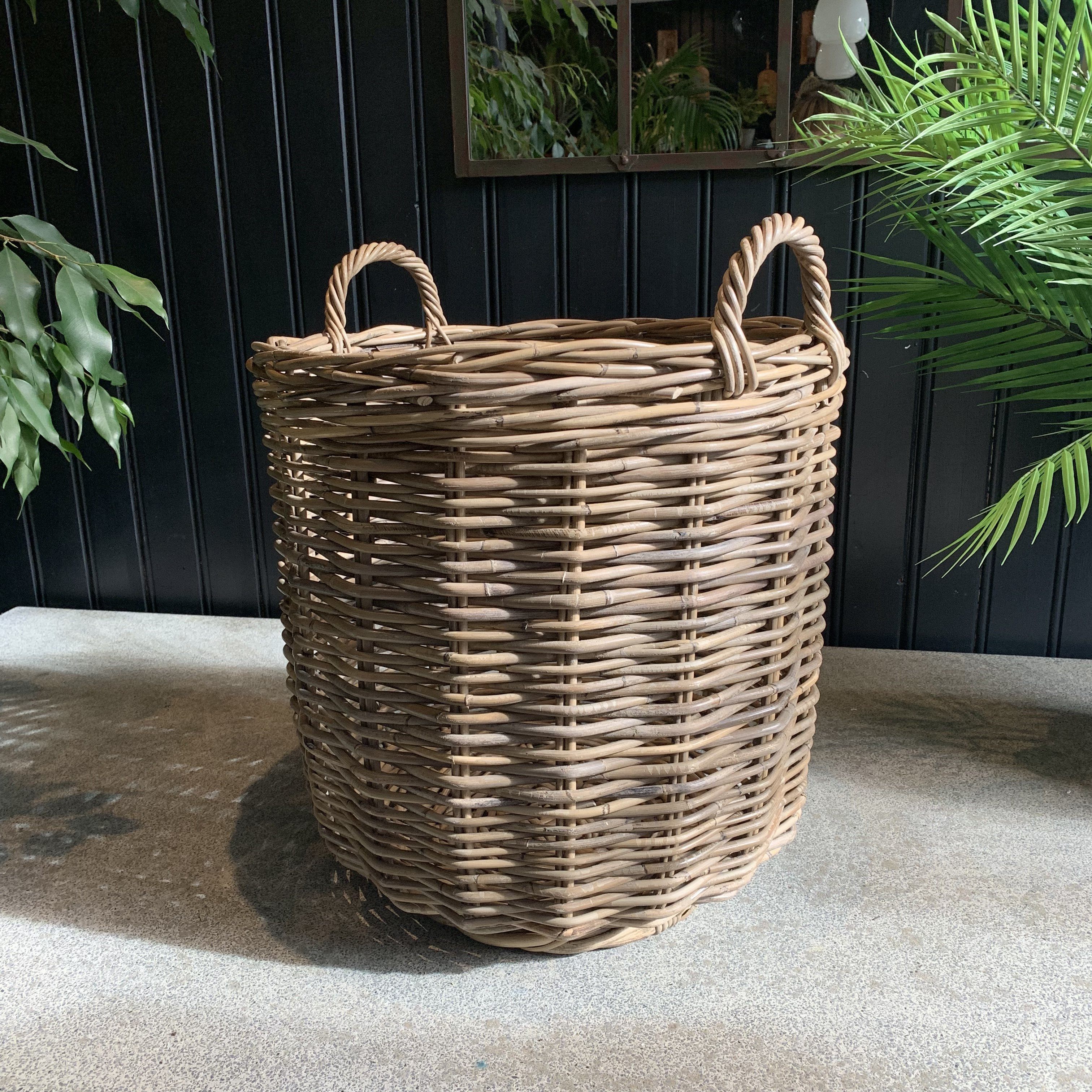 Rattan Log Basket Log Baskets Henderson's