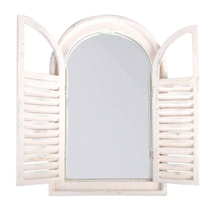 Shuttered Garden Mirror Wall Mounted Garden Mirror Henderson's