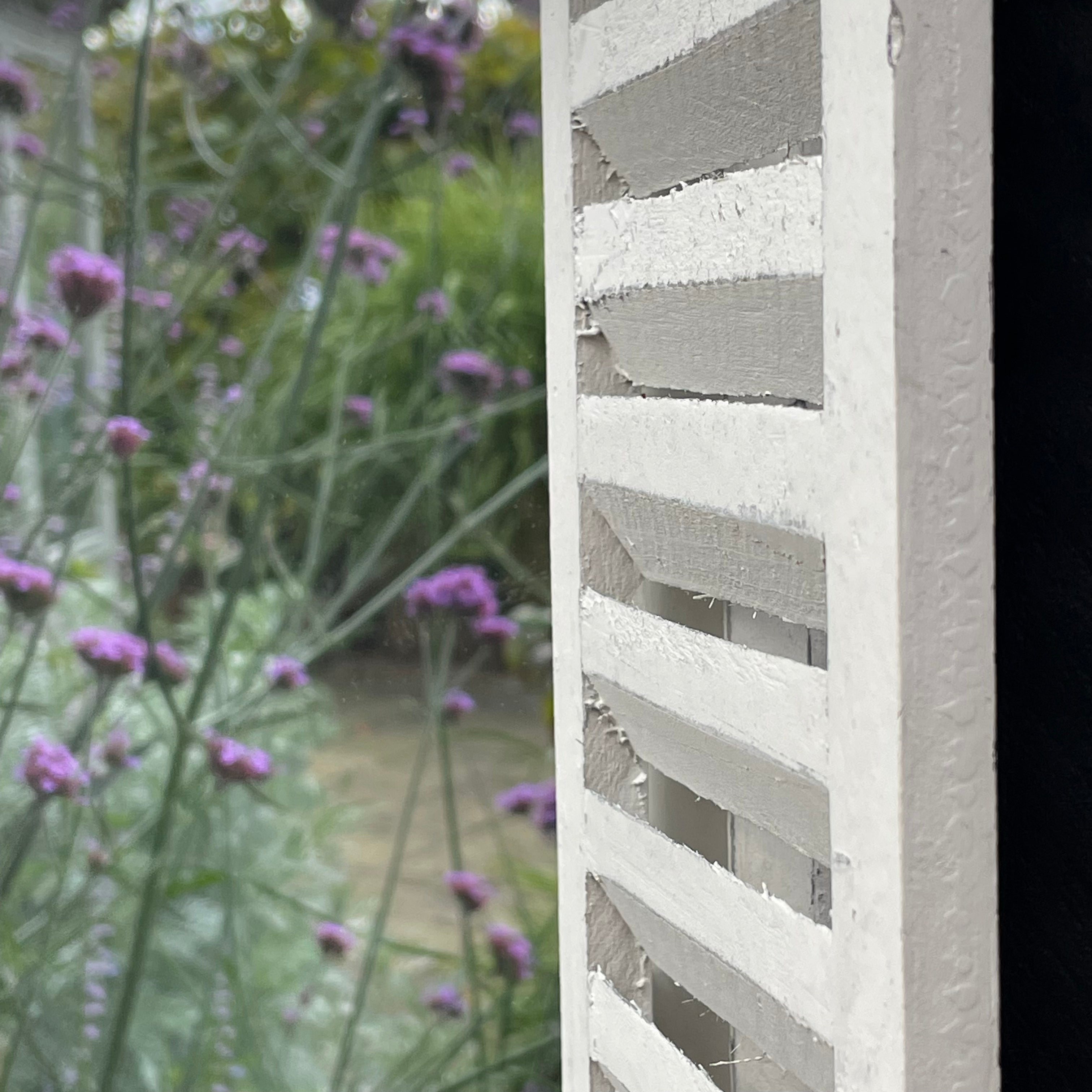 Shuttered Garden Mirror Wall Mounted Garden Mirror Henderson's
