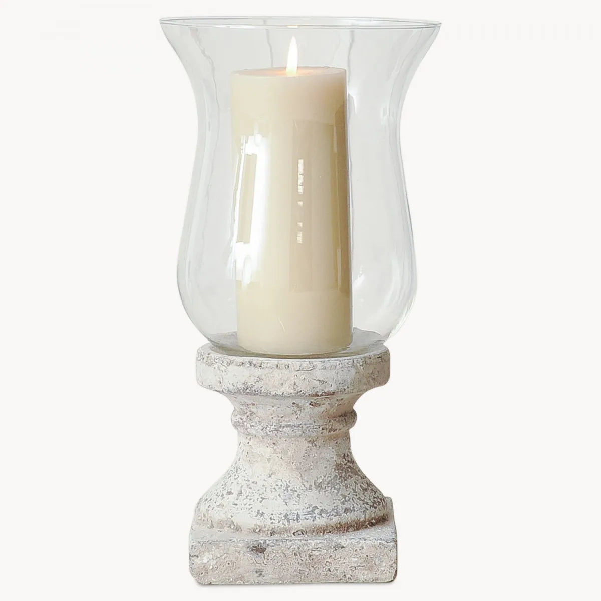 Stone Base Hurricane Lantern Hurricane Lantern Henderson's Small