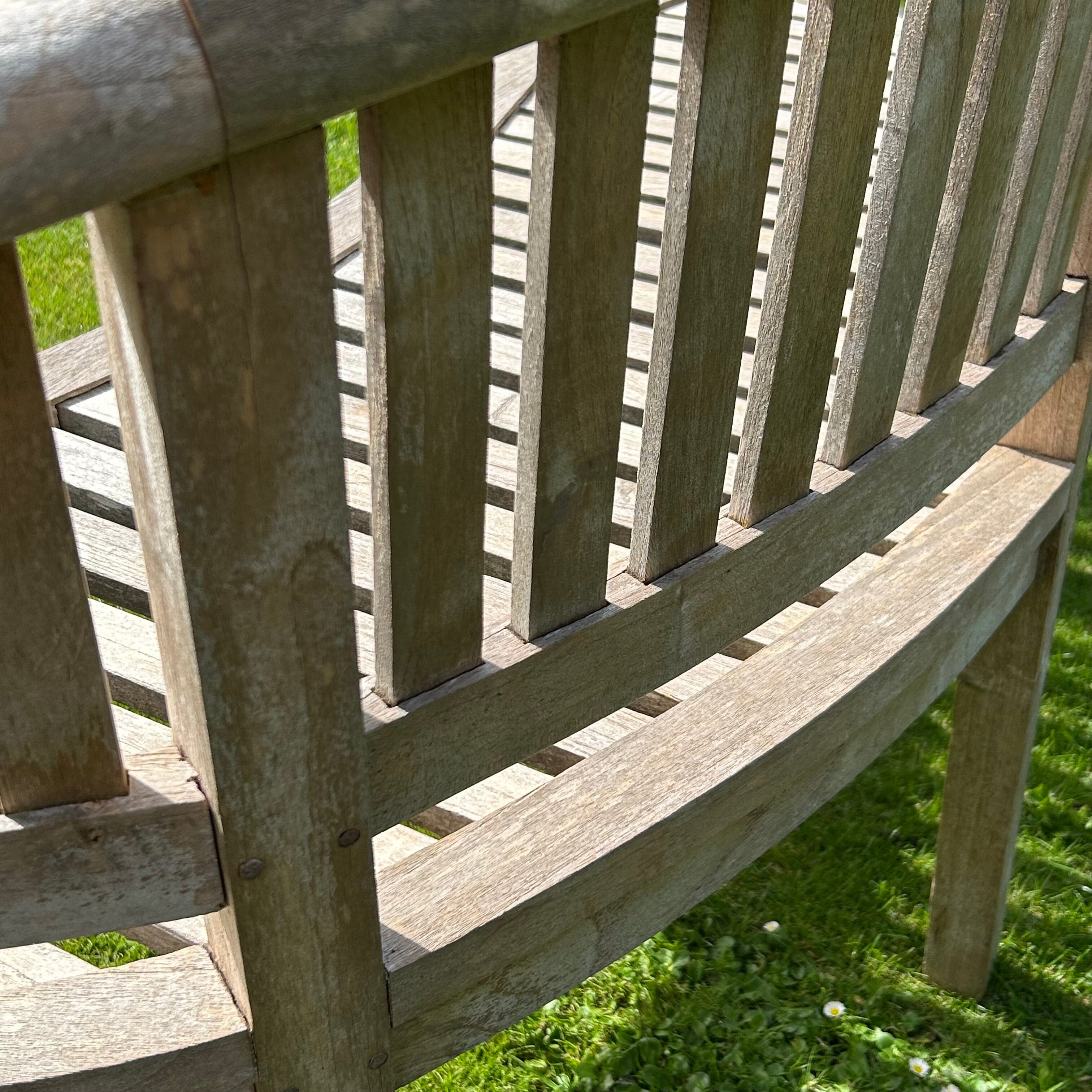 Teak Banana Bench Teak Garden Bench Henderson's 