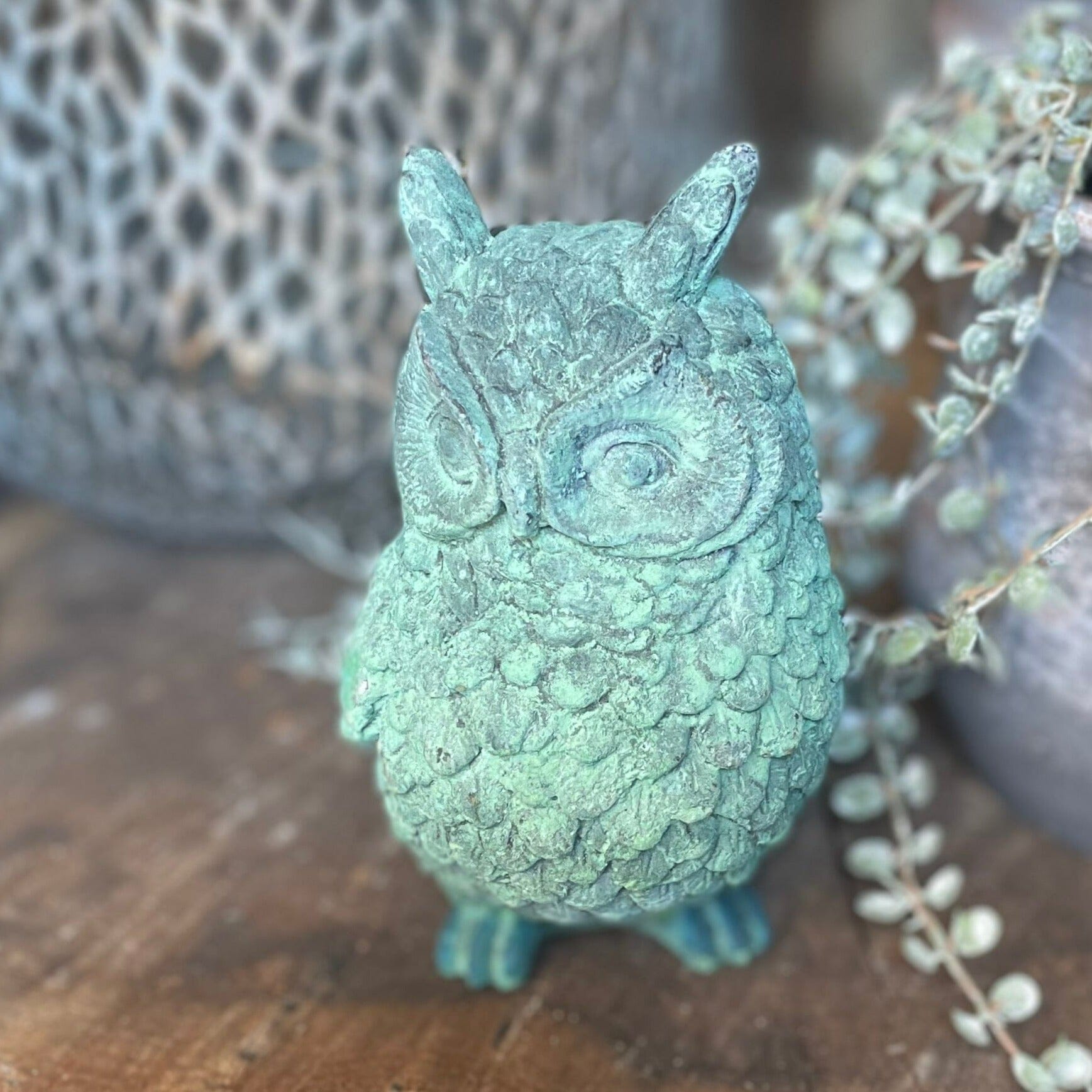 Verdi Owl Ornament Metal Owl Ornament Henderson's