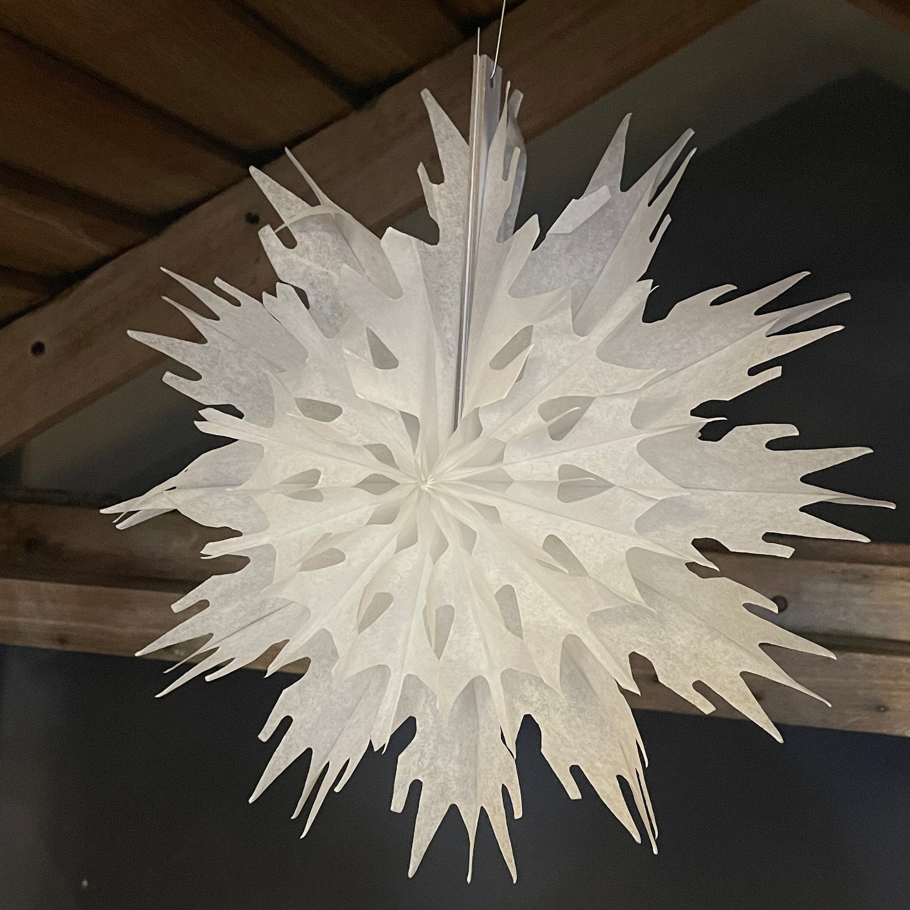 Vintage Paper Snowflake Christmas Decoration Henderson's Small
