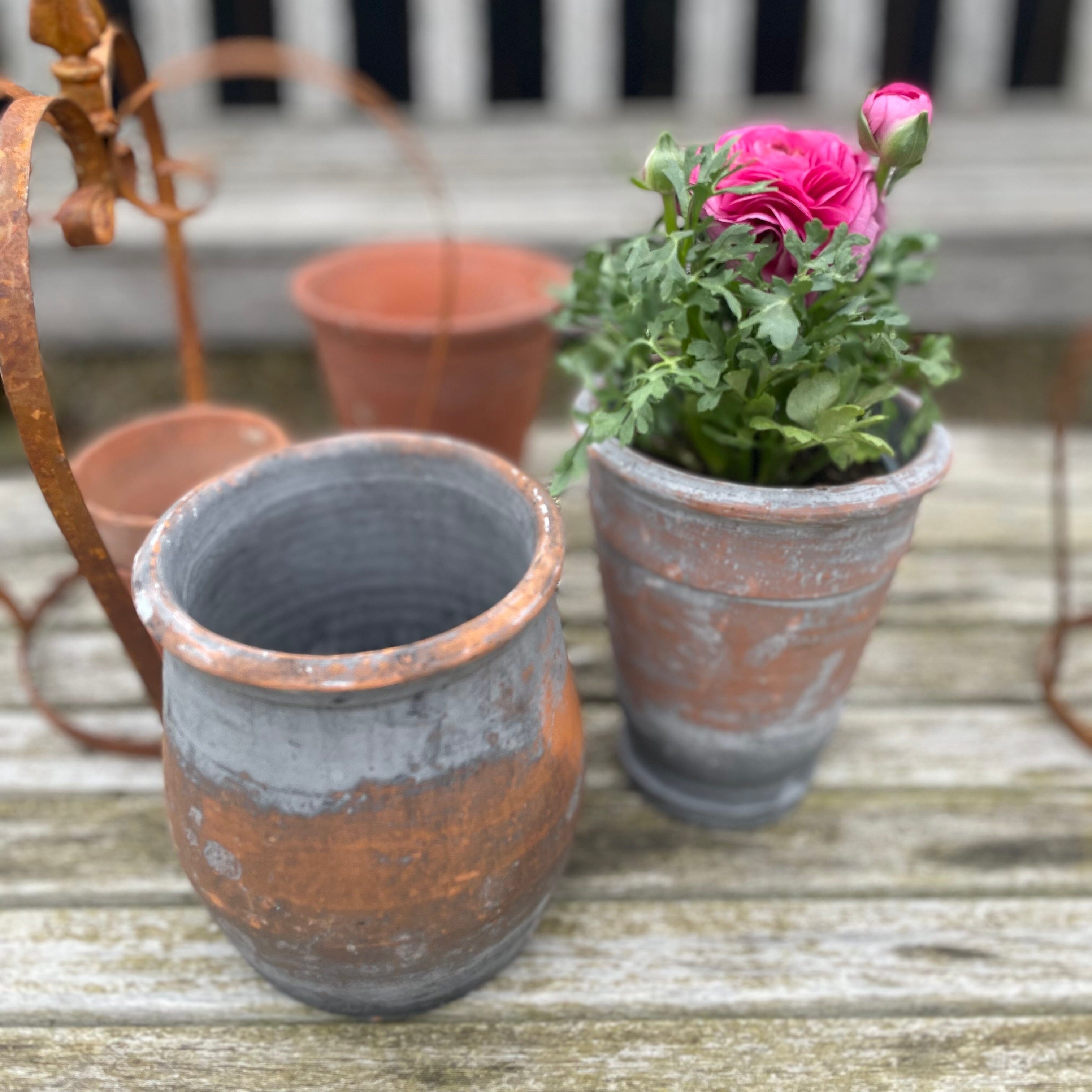 Vintage Style Herb Pot Hand Crafted Pot Henderson's