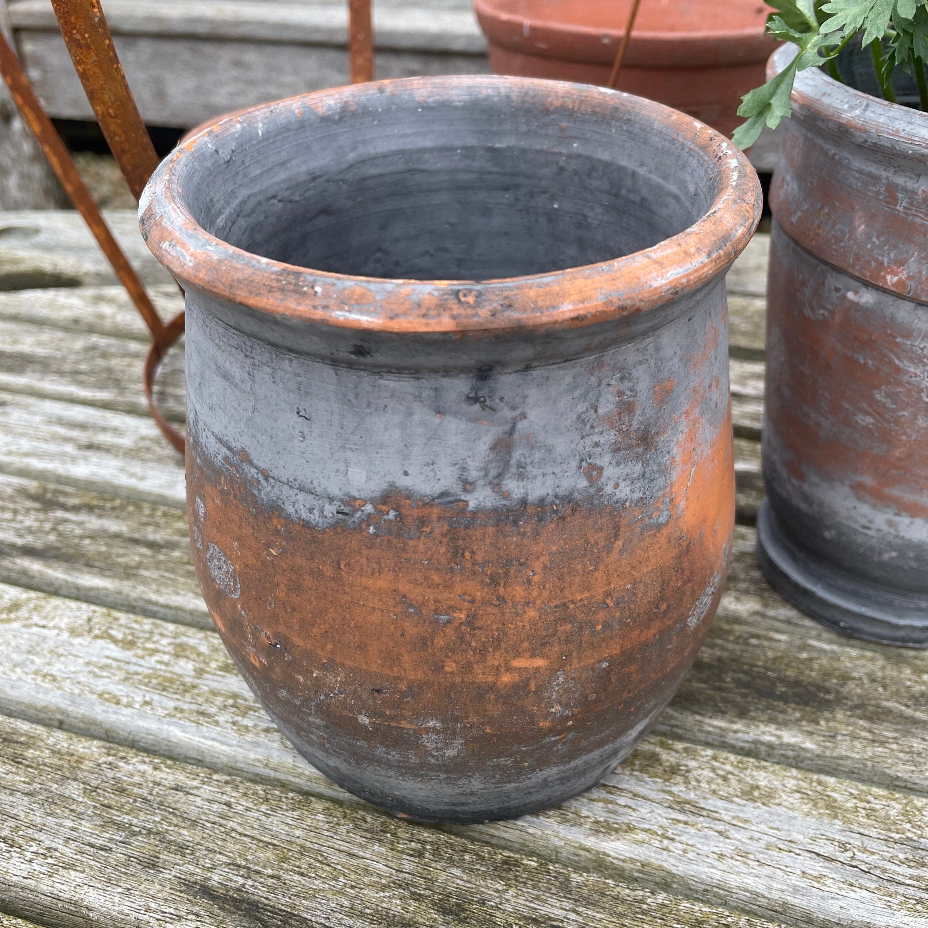 Vintage Style Herb Pot Hand Crafted Pot Henderson's