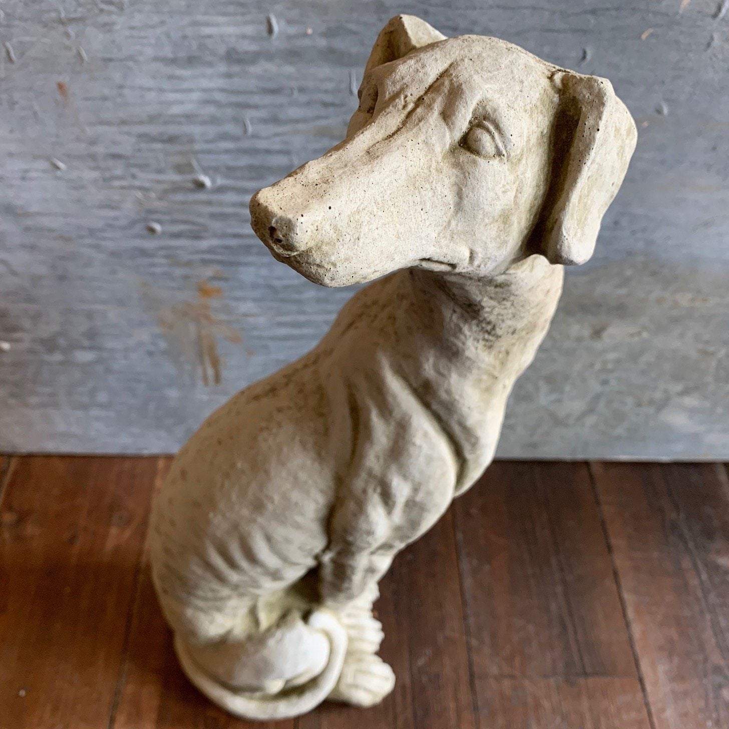 Whippet Sculpture Stone Garden Ornament