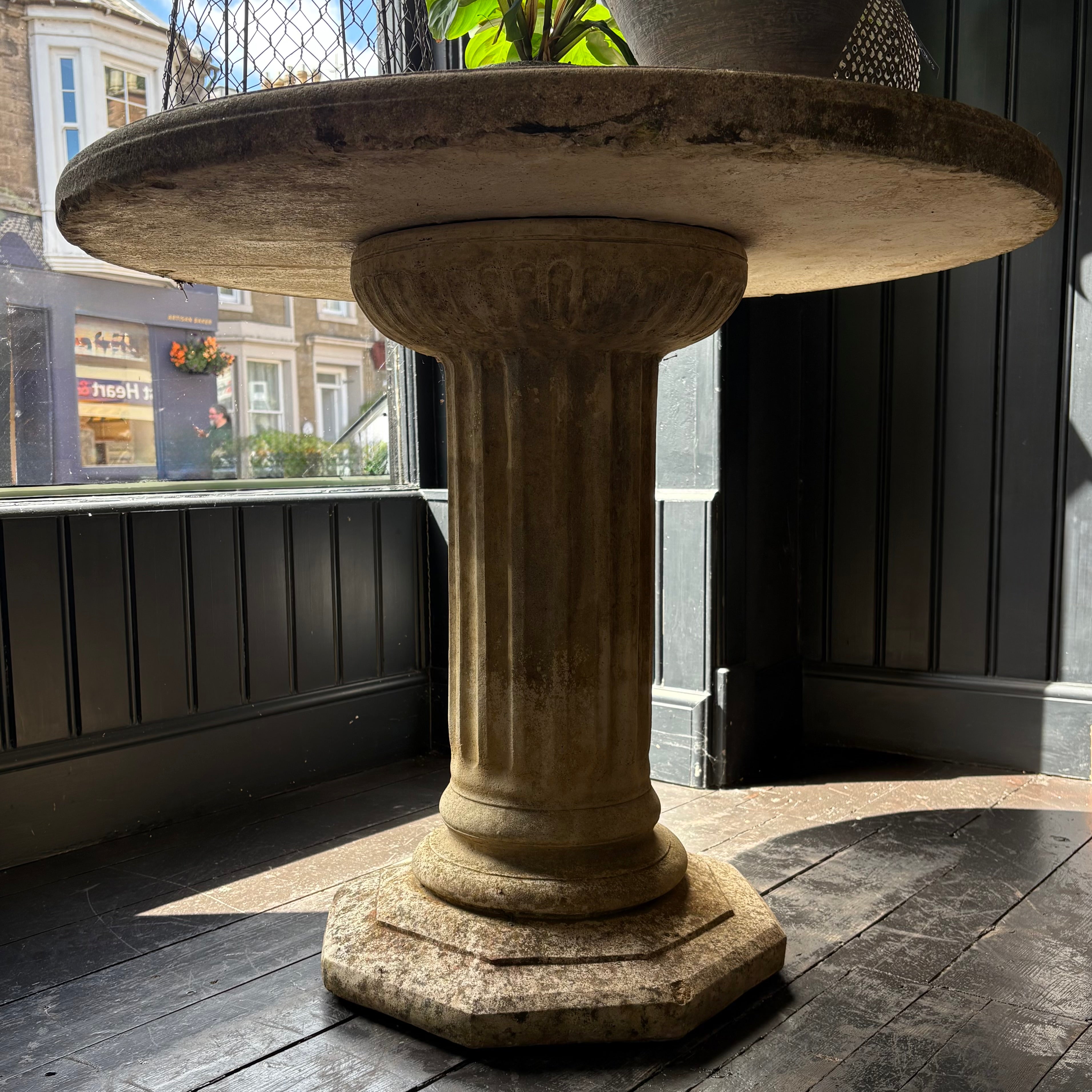 Reclaimed Pedestal Table