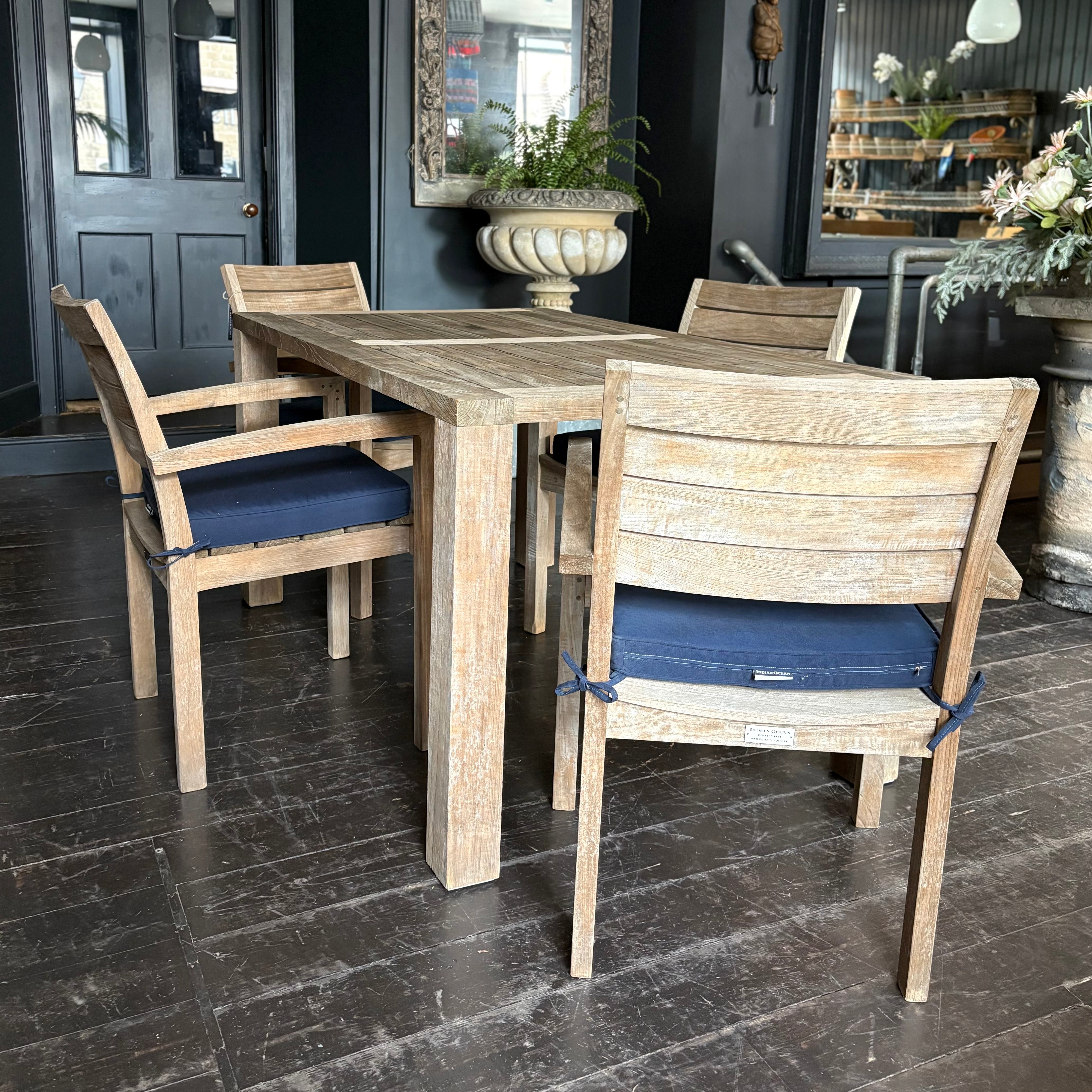 Teak Garden Dining Table and Chair Set