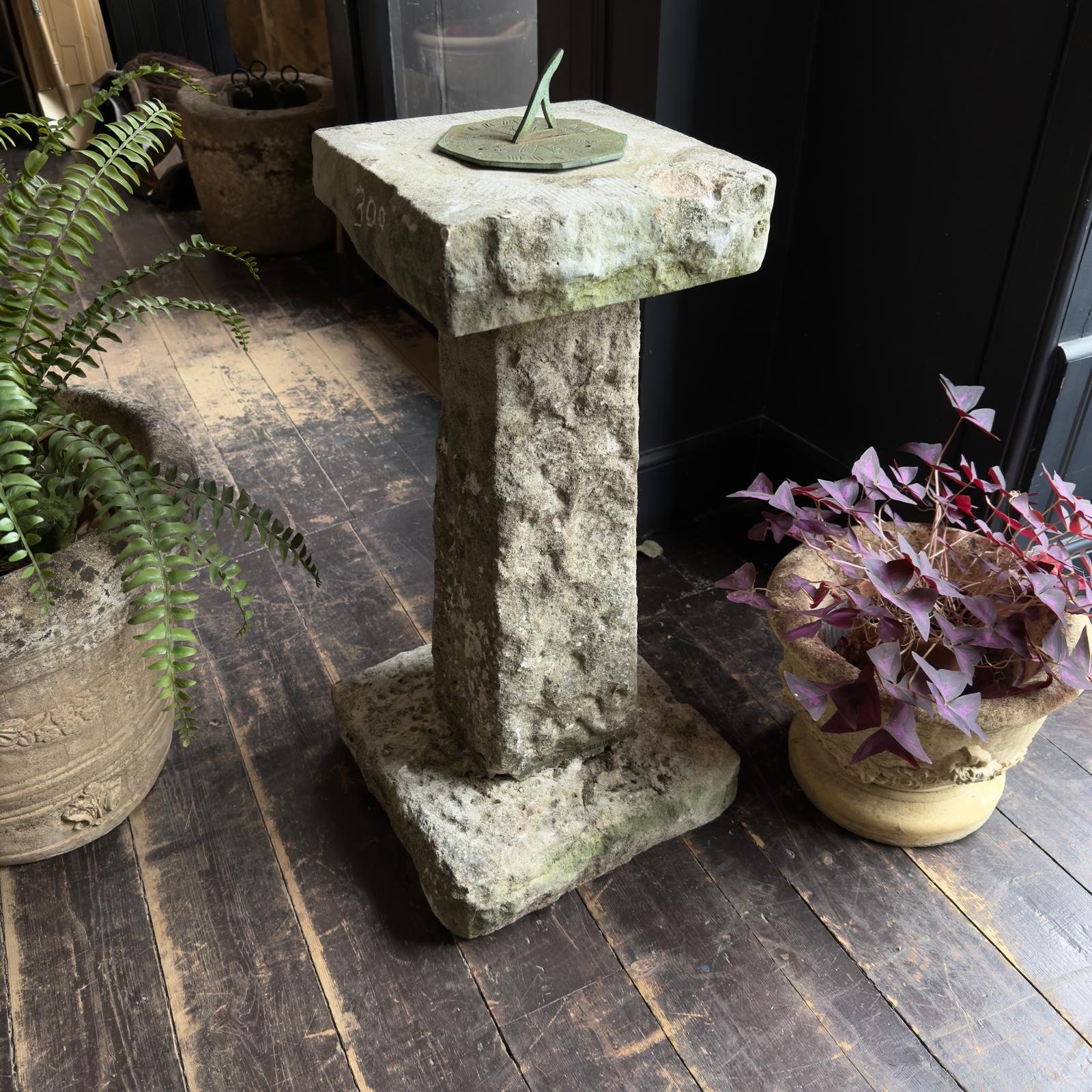 Vintage Stone Sundial