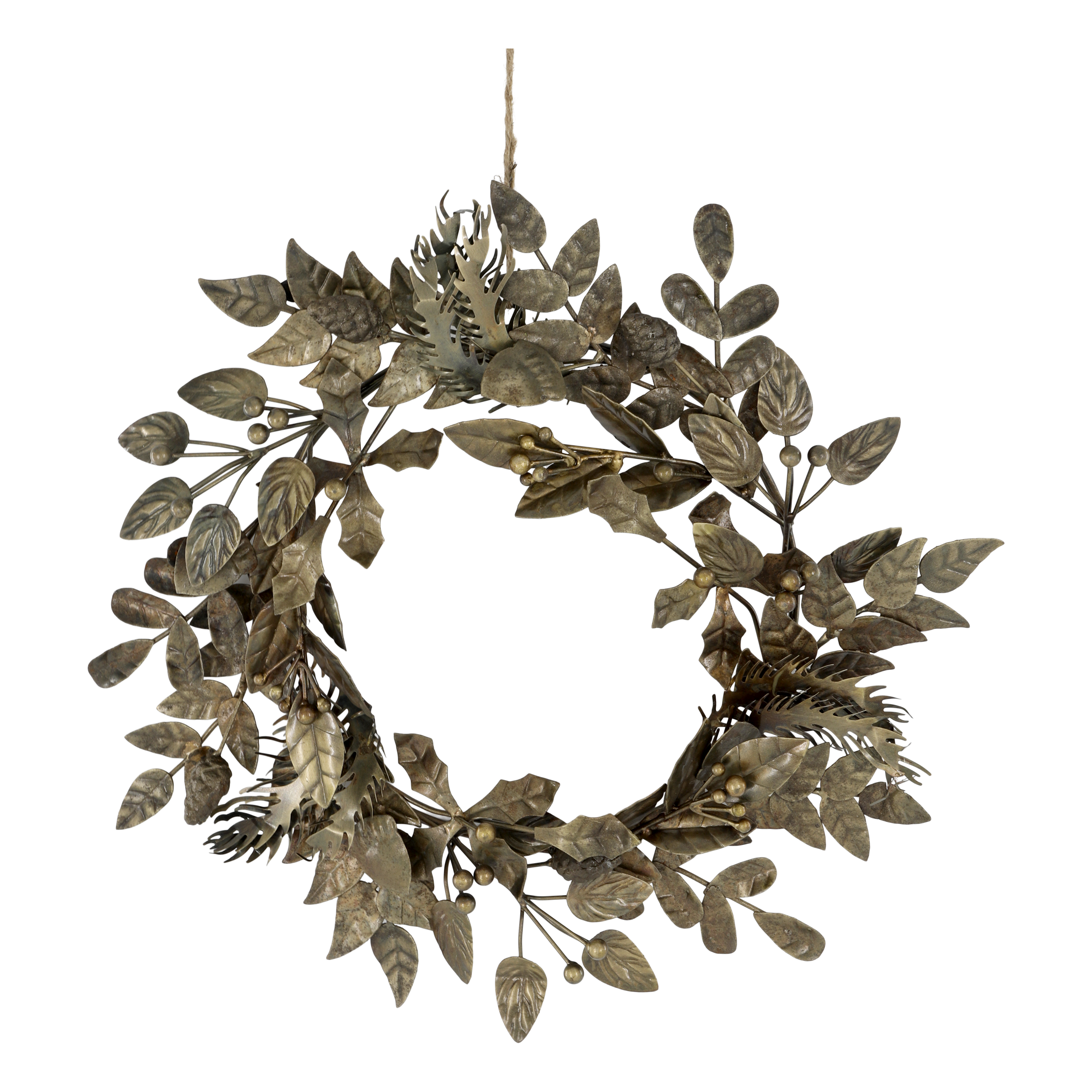 Decorative Metal Woodland Wreath