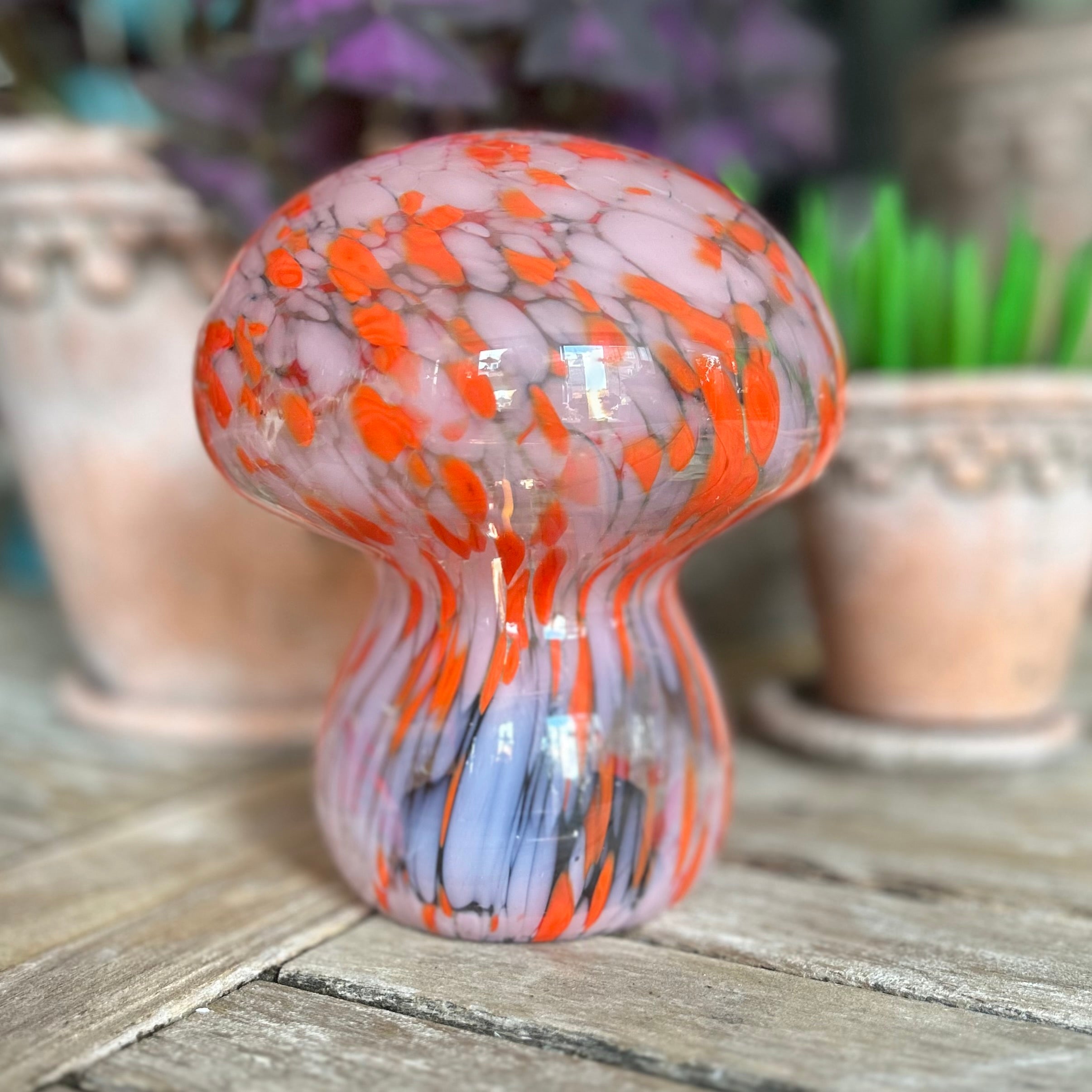Mushroom LED Lamp - Coral