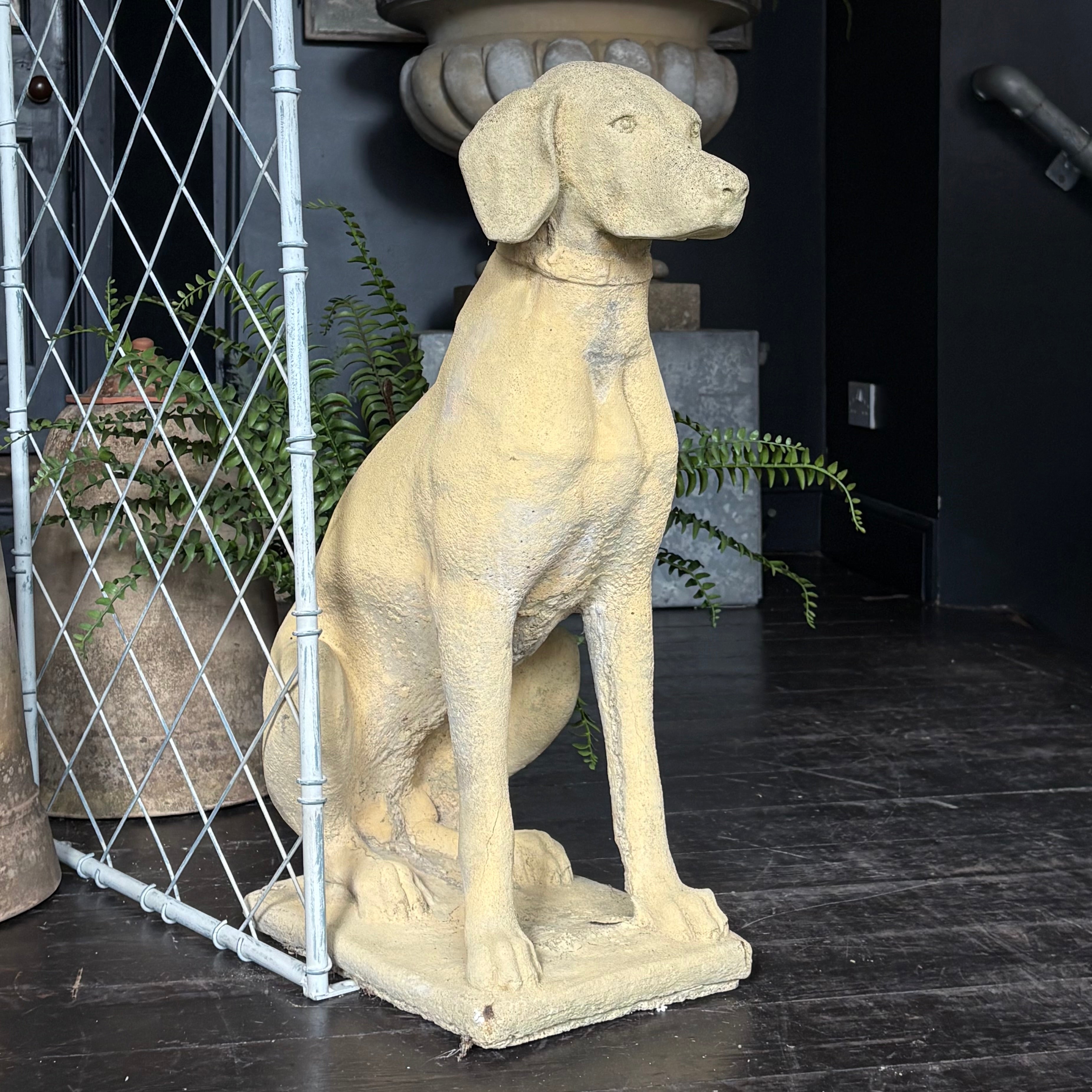 Cast Gundog Sculpture