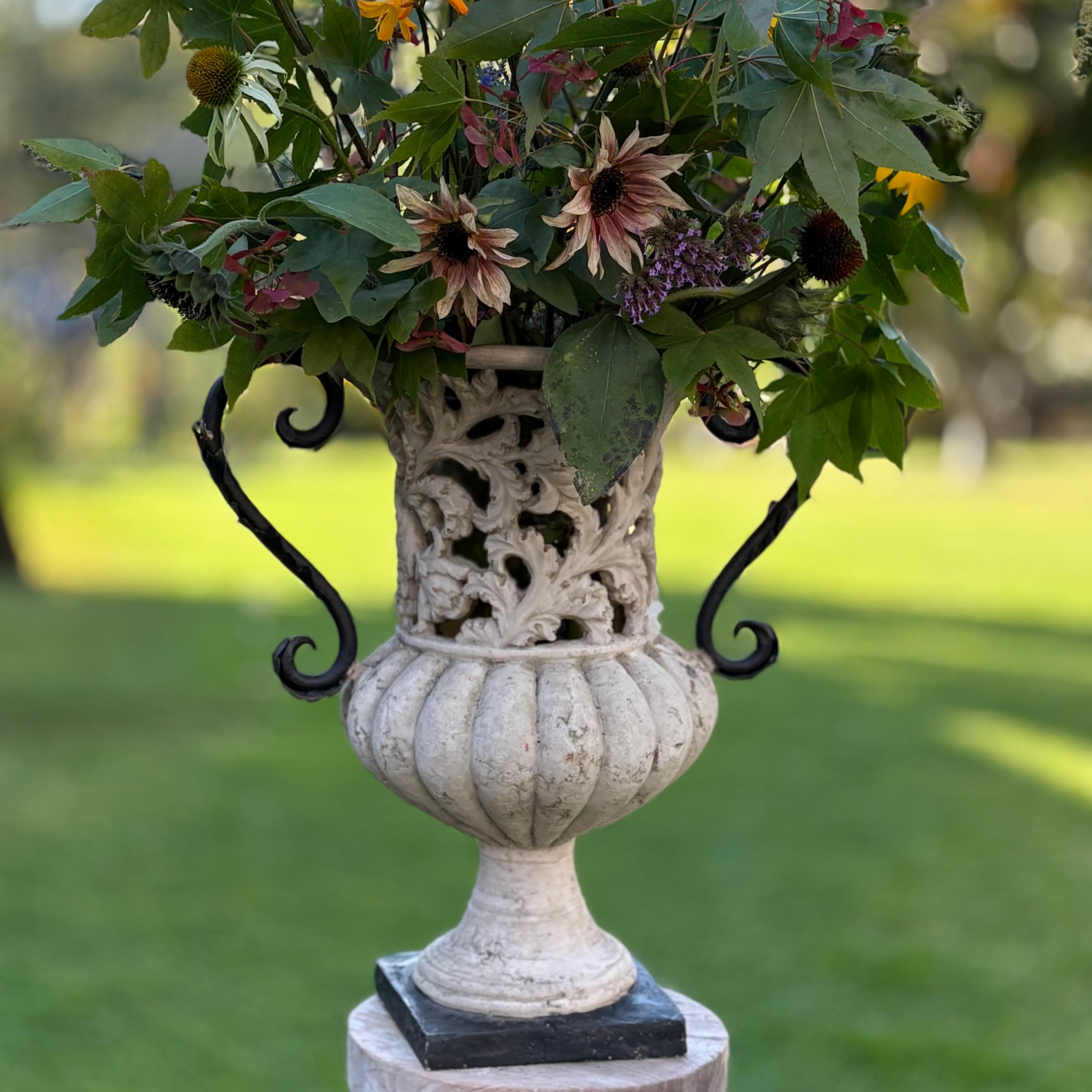 Large Fretwork Vase