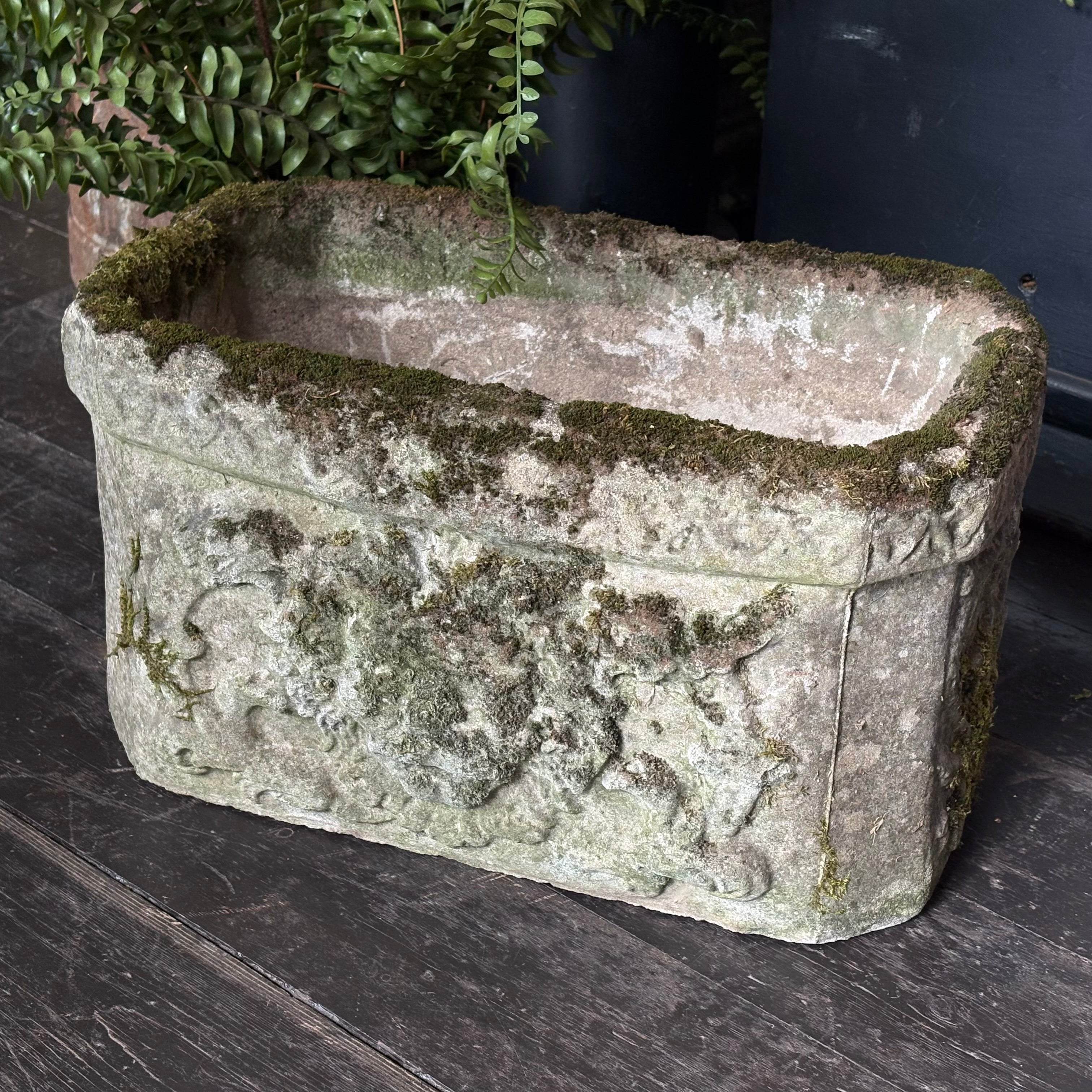 Small Embelished Garden Trough