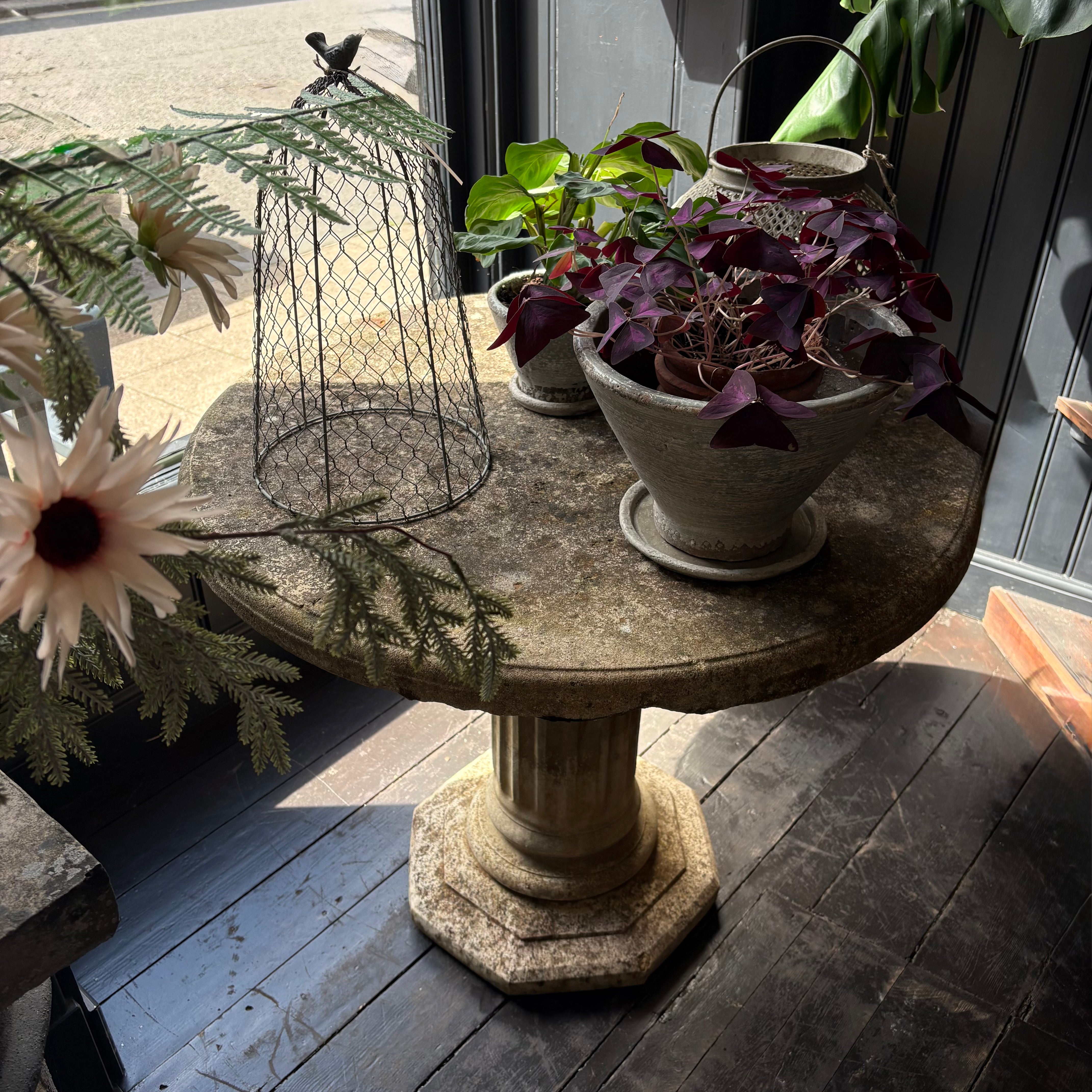 Reclaimed Pedestal Table