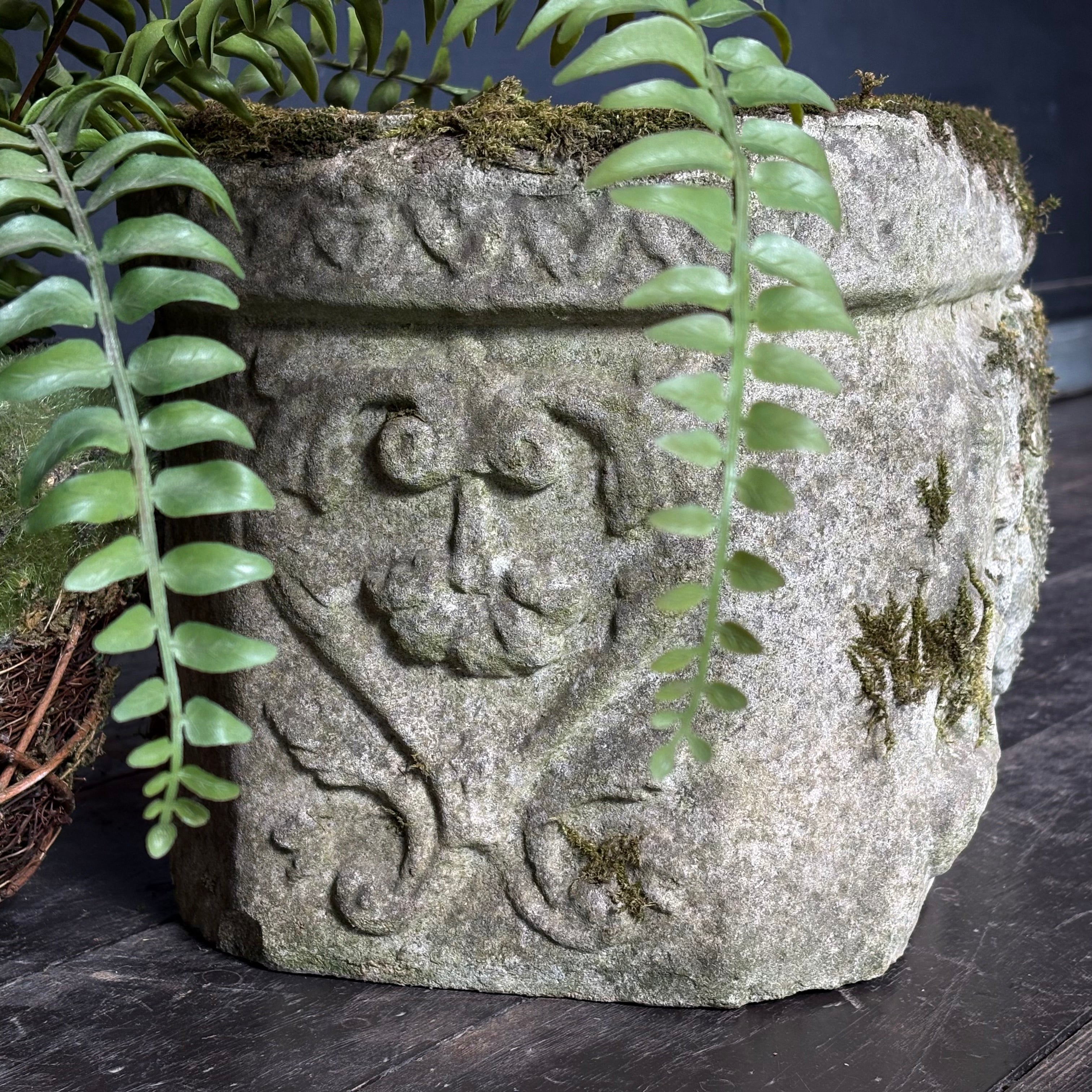 Small Embelished Garden Trough