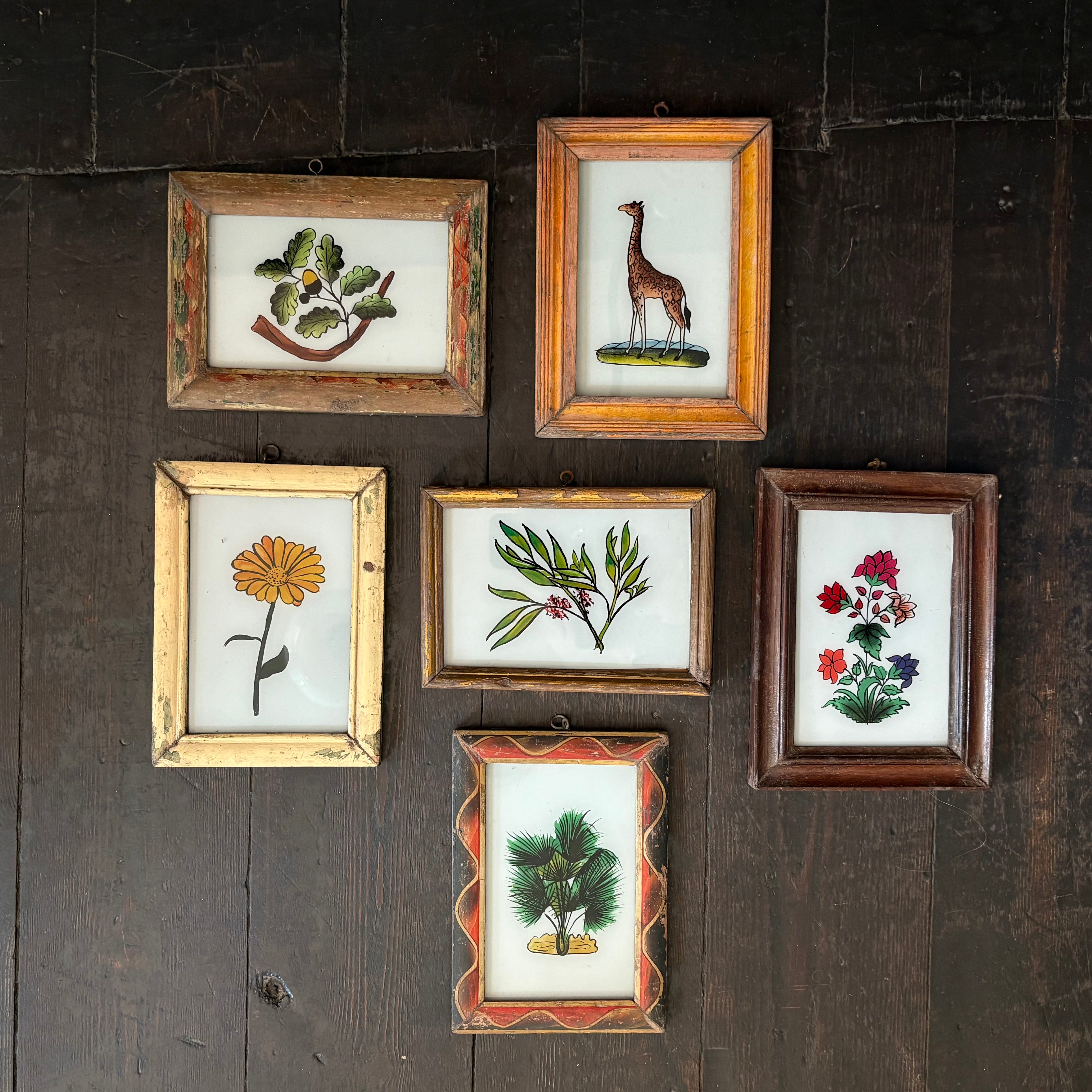Indian Glass Paintings - Small