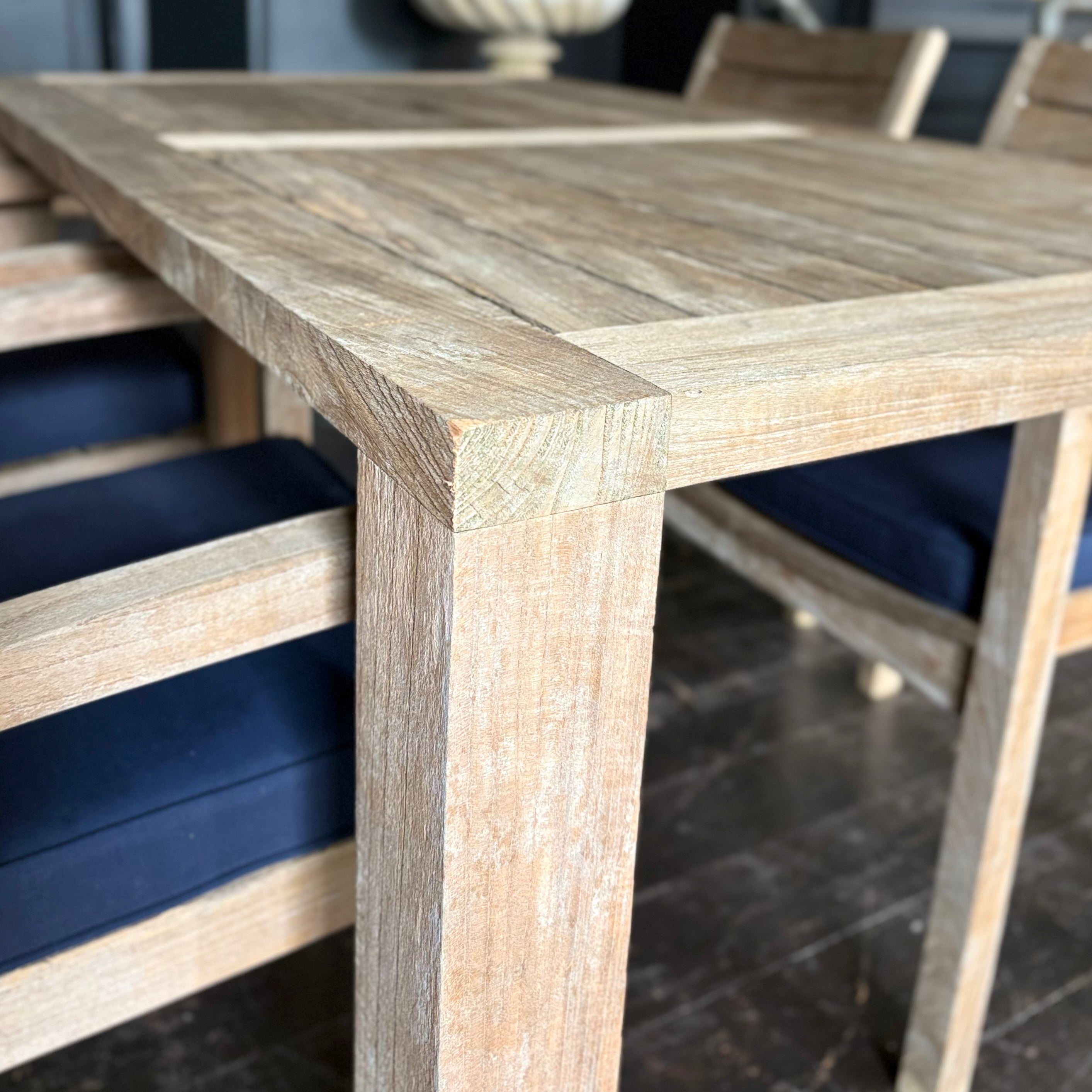 Teak Garden Dining Table and Chair Set