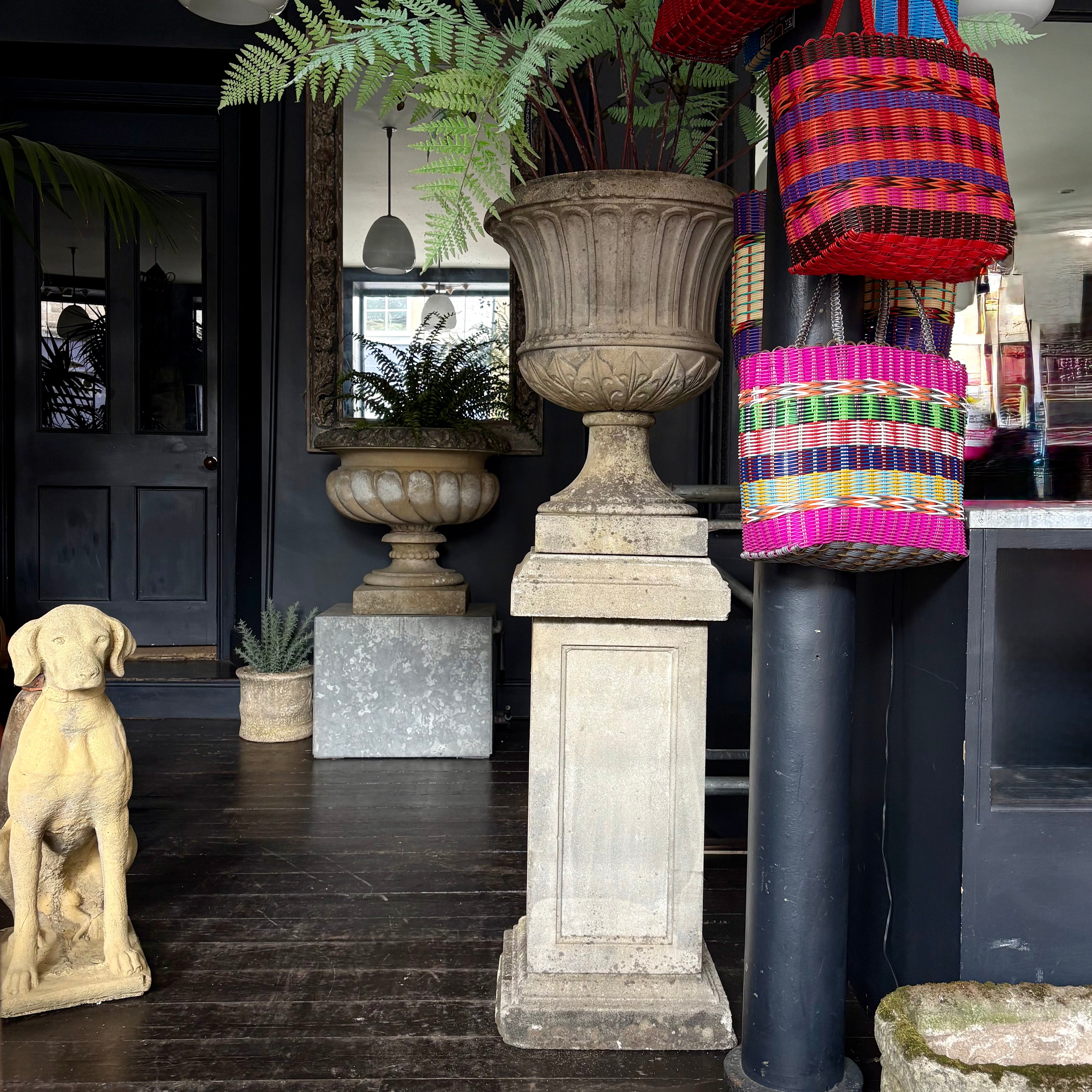 Large Urn & Pedestal