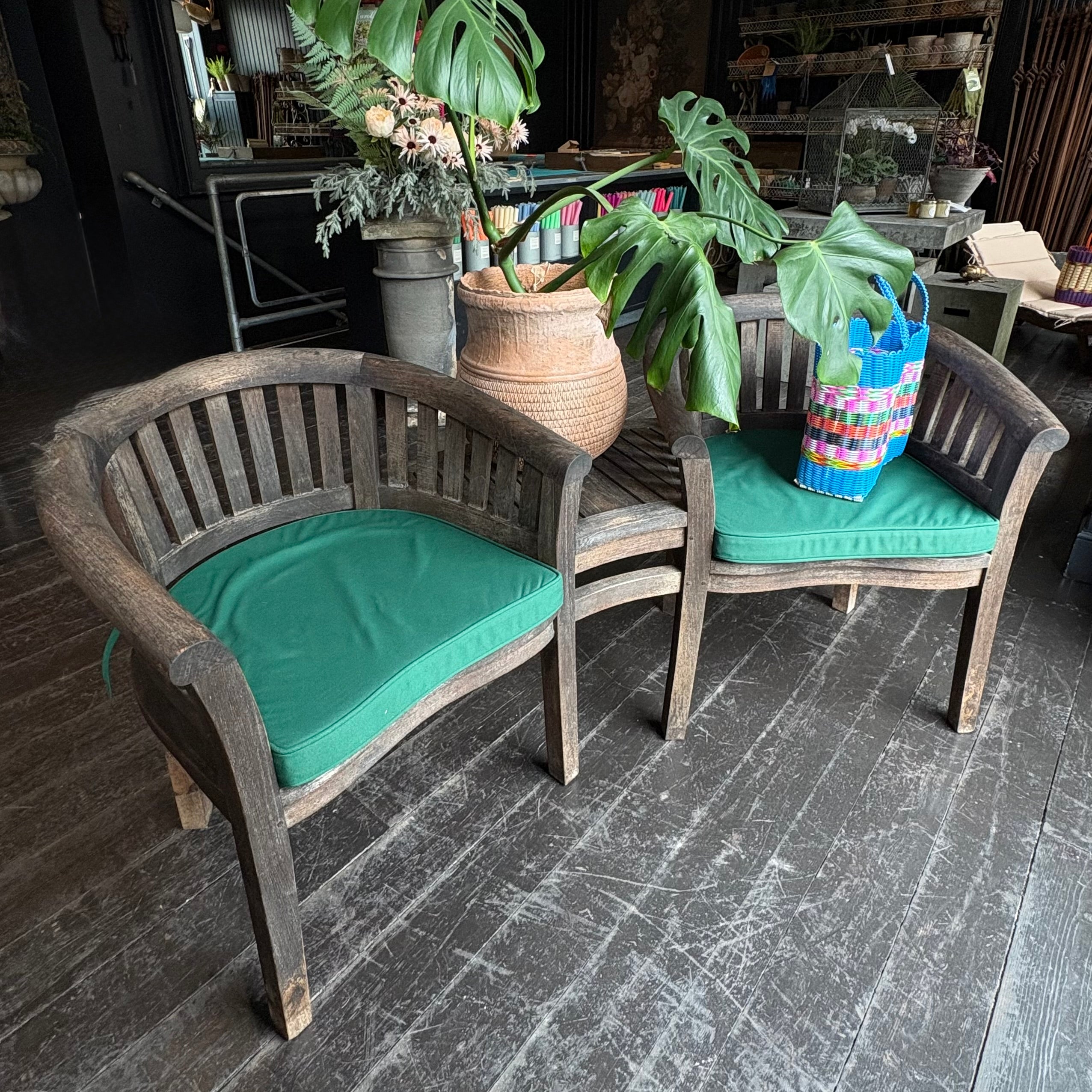 Teak Companion Bench