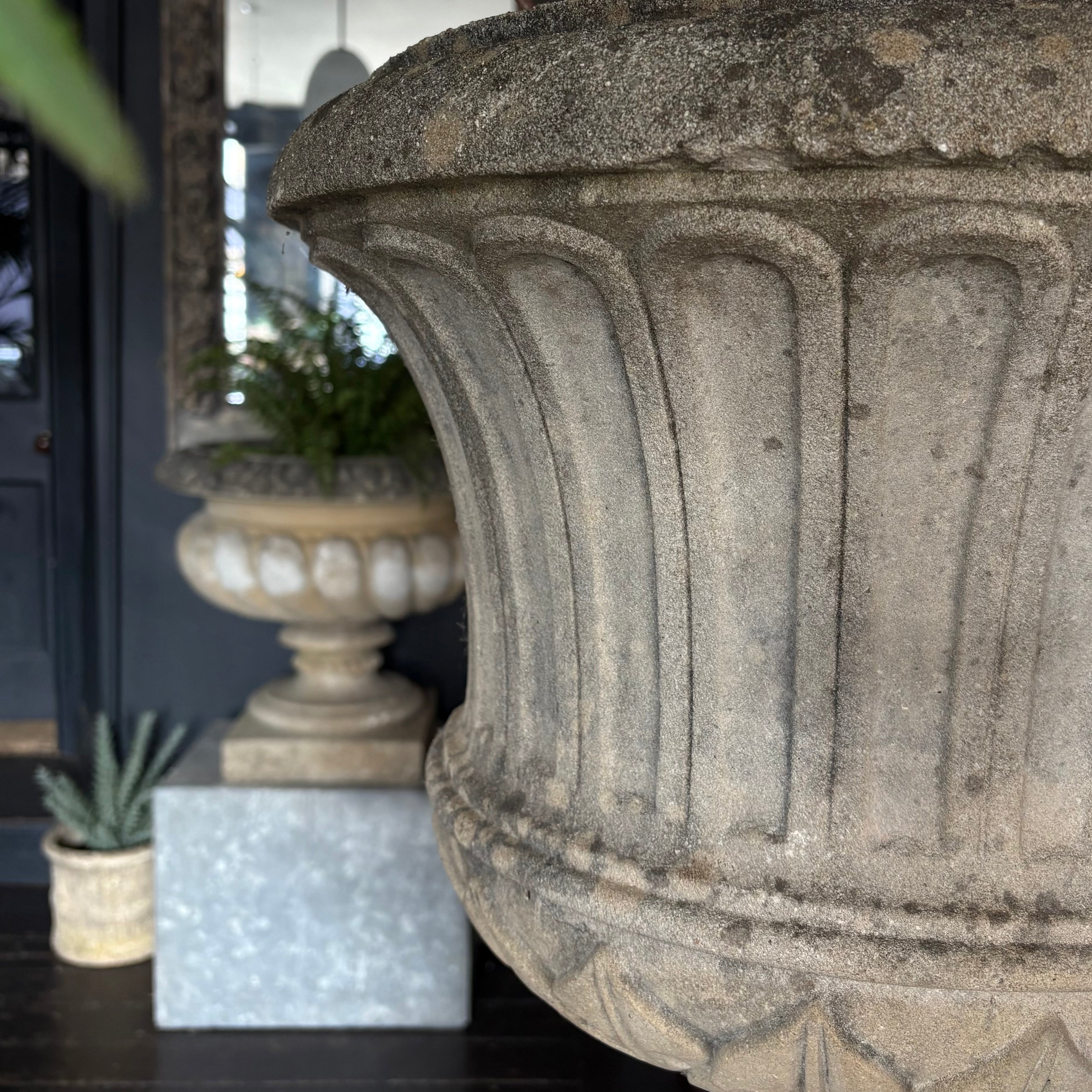 Large Urn & Pedestal