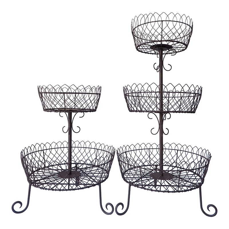 Tiered Wirework Etagere